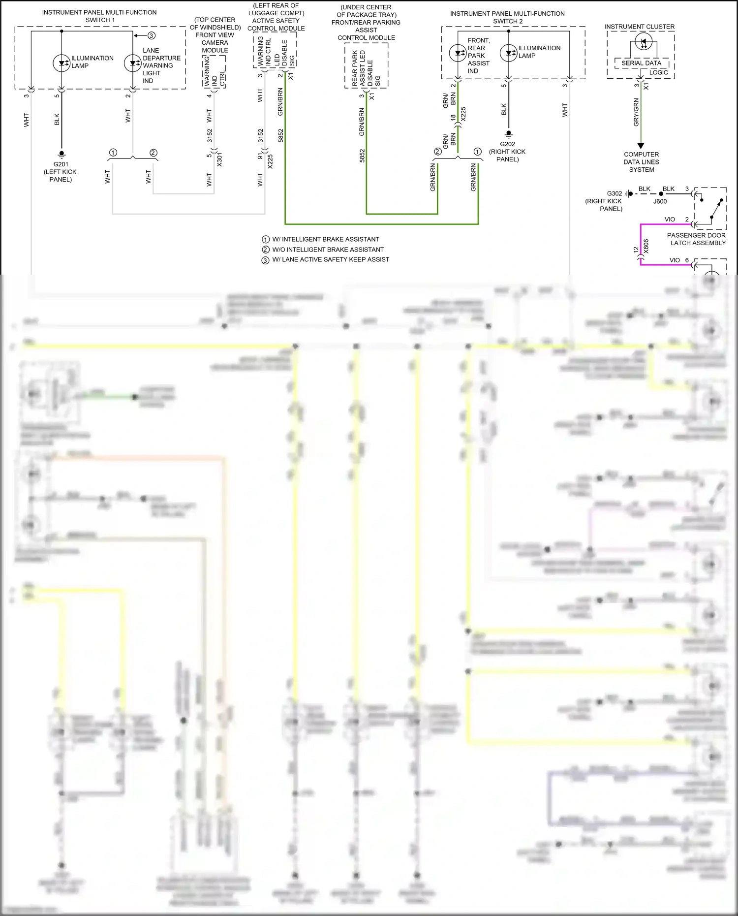 Cadillac CTS-V III (2013-2019) front view camera module wiring diagram  (1 of 1)