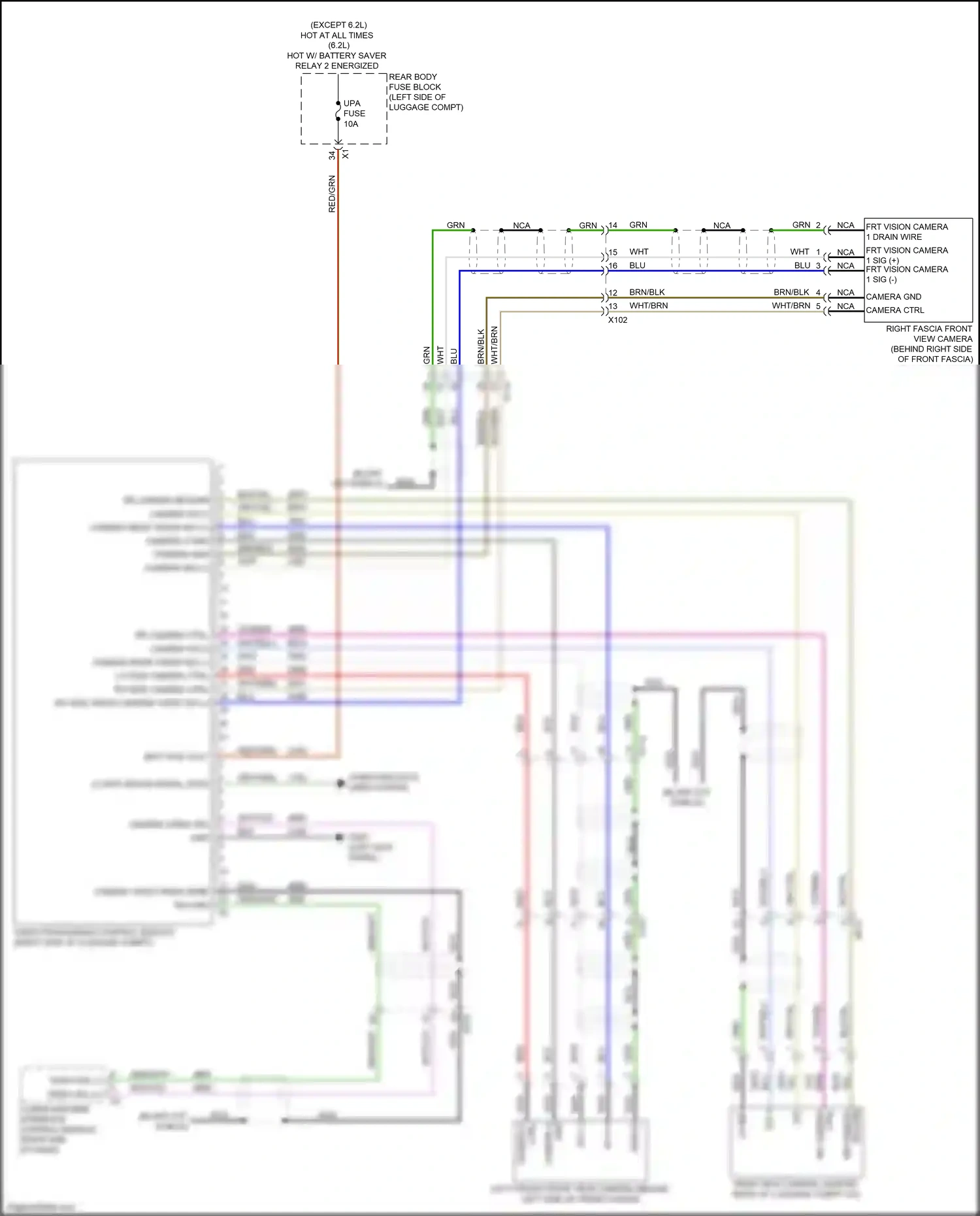 Cadillac CTS-V III (2013-2019) human machine interface control module wiring diagram  (1 of 5)