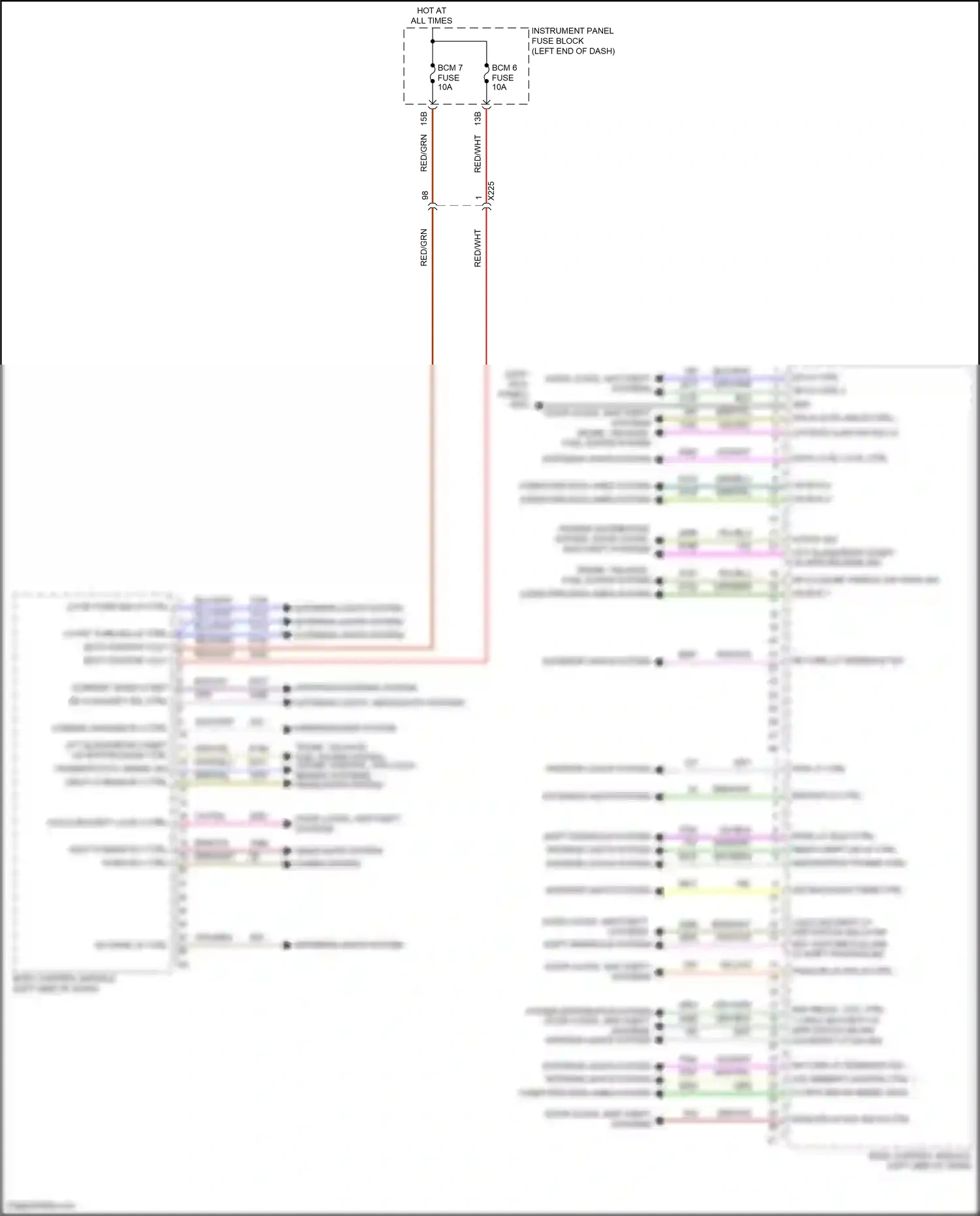Cadillac CTS-V III (2013-2019) shift interlock system wiring diagram  (1 of 1)
