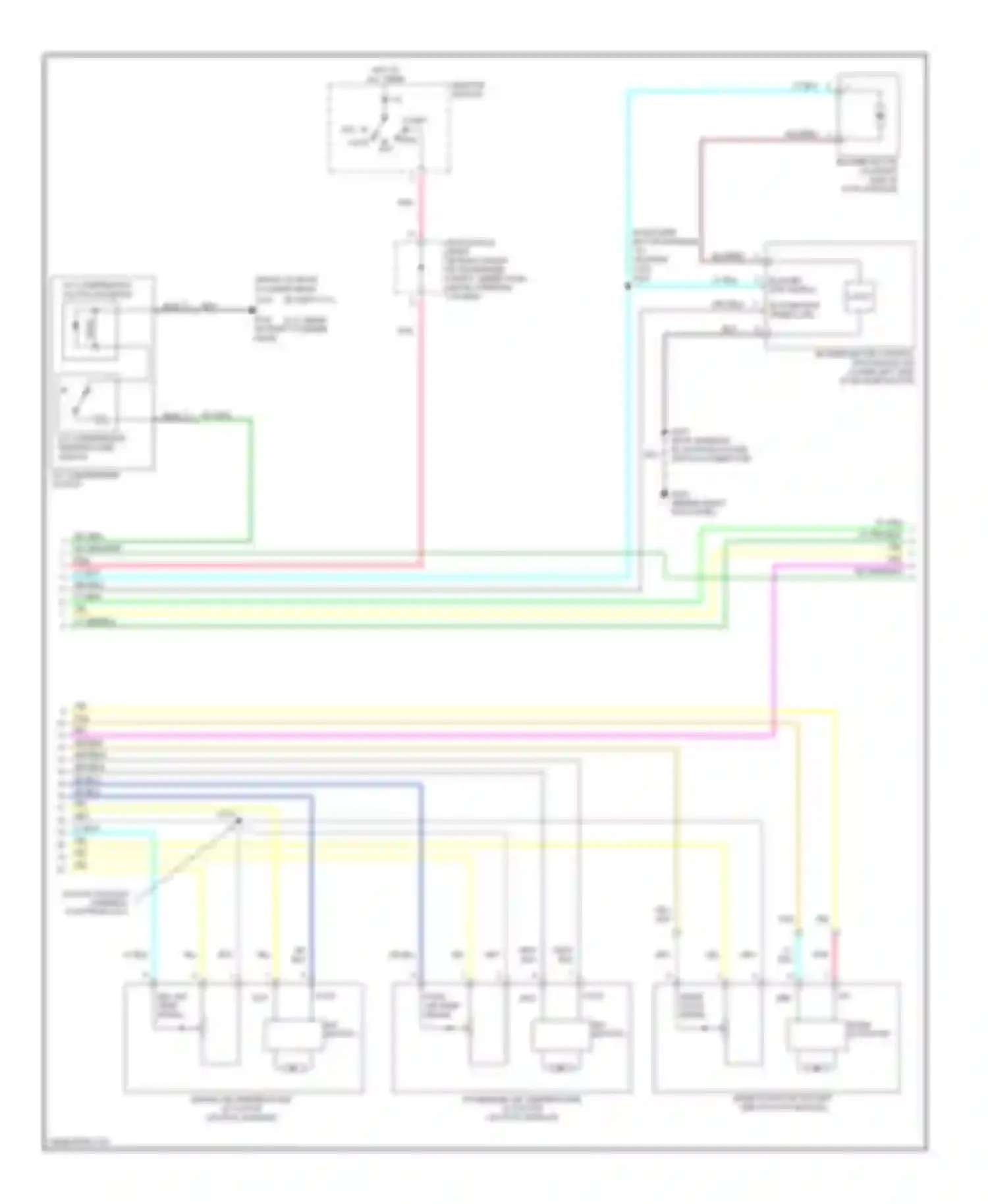 CTS Cadillac I (2002-2007): Automatic a/c circuit (2 of 3)