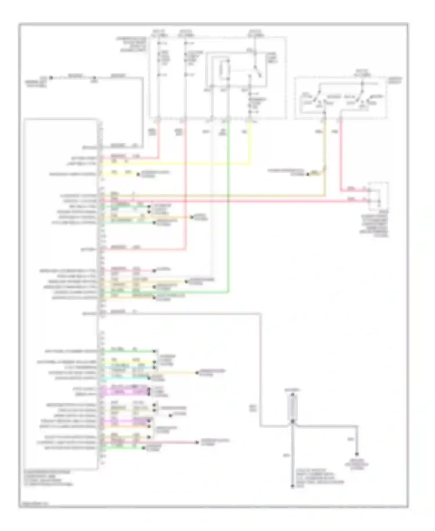 CTS Cadillac I (2002-2007): Dash integration module circuit
