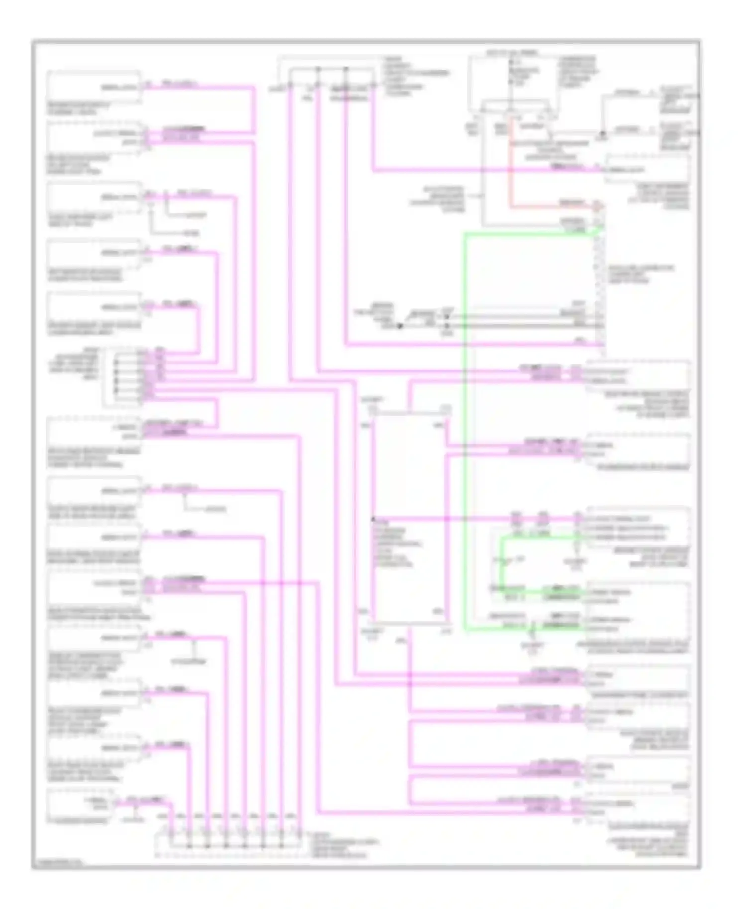 CTS Cadillac I (2002-2007): Computer data lines circuit