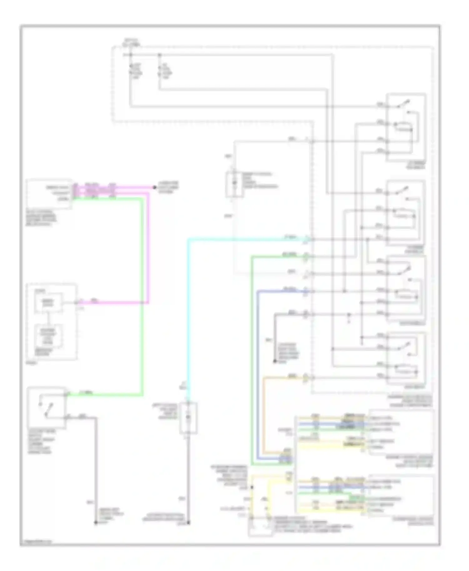 CTS Cadillac I (2002-2007): Cooling fan circuit