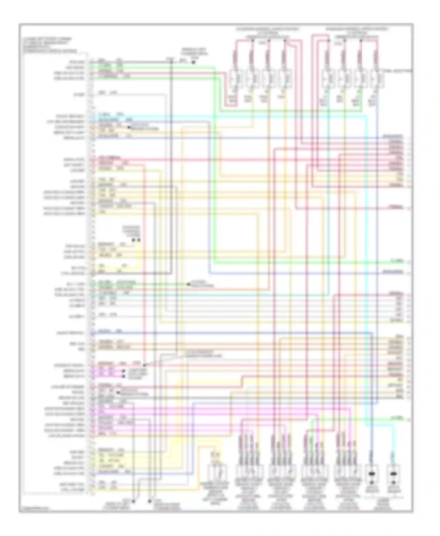 CTS Cadillac I (2002-2007): Wiring diagram engine performance 5.7l vin s (1 of 4)
