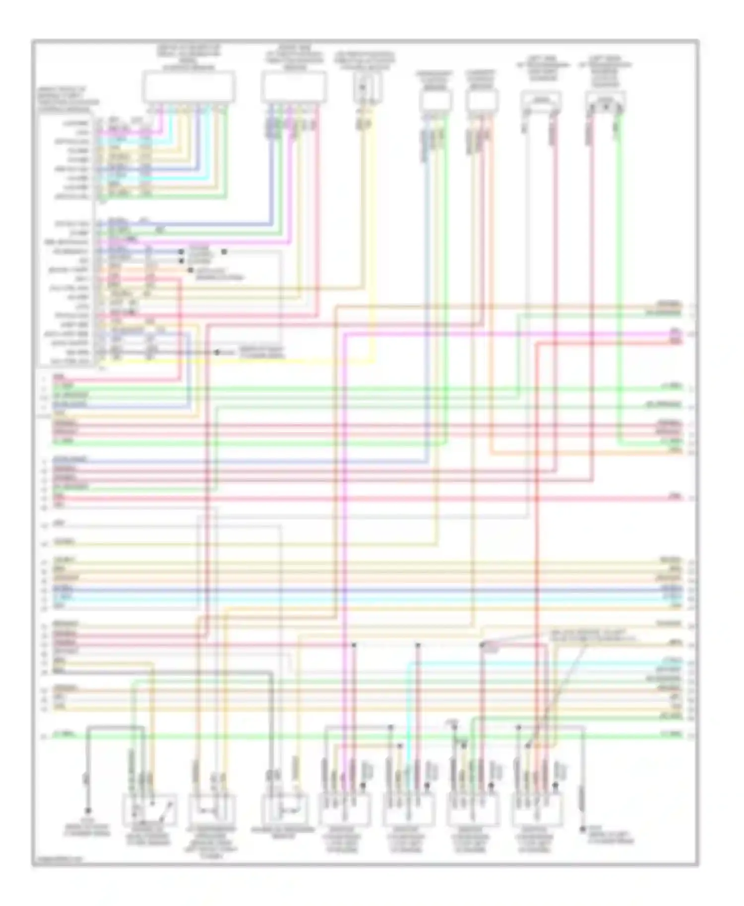 CTS Cadillac I (2002-2007): Wiring diagram engine performance 5.7l vin s (3 of 4)