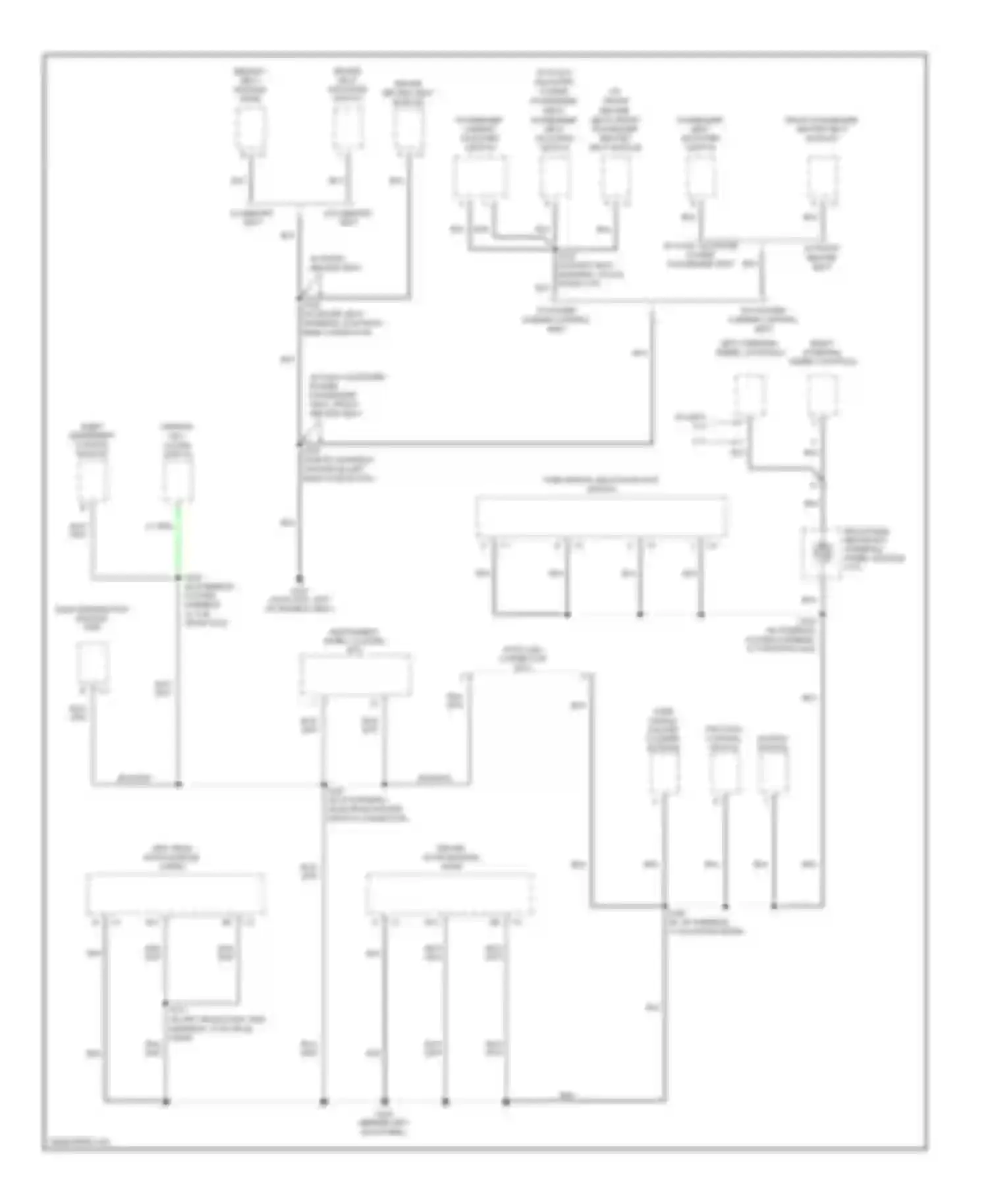 CTS Cadillac I (2002-2007): Ground distribution circuit (3 of 5)