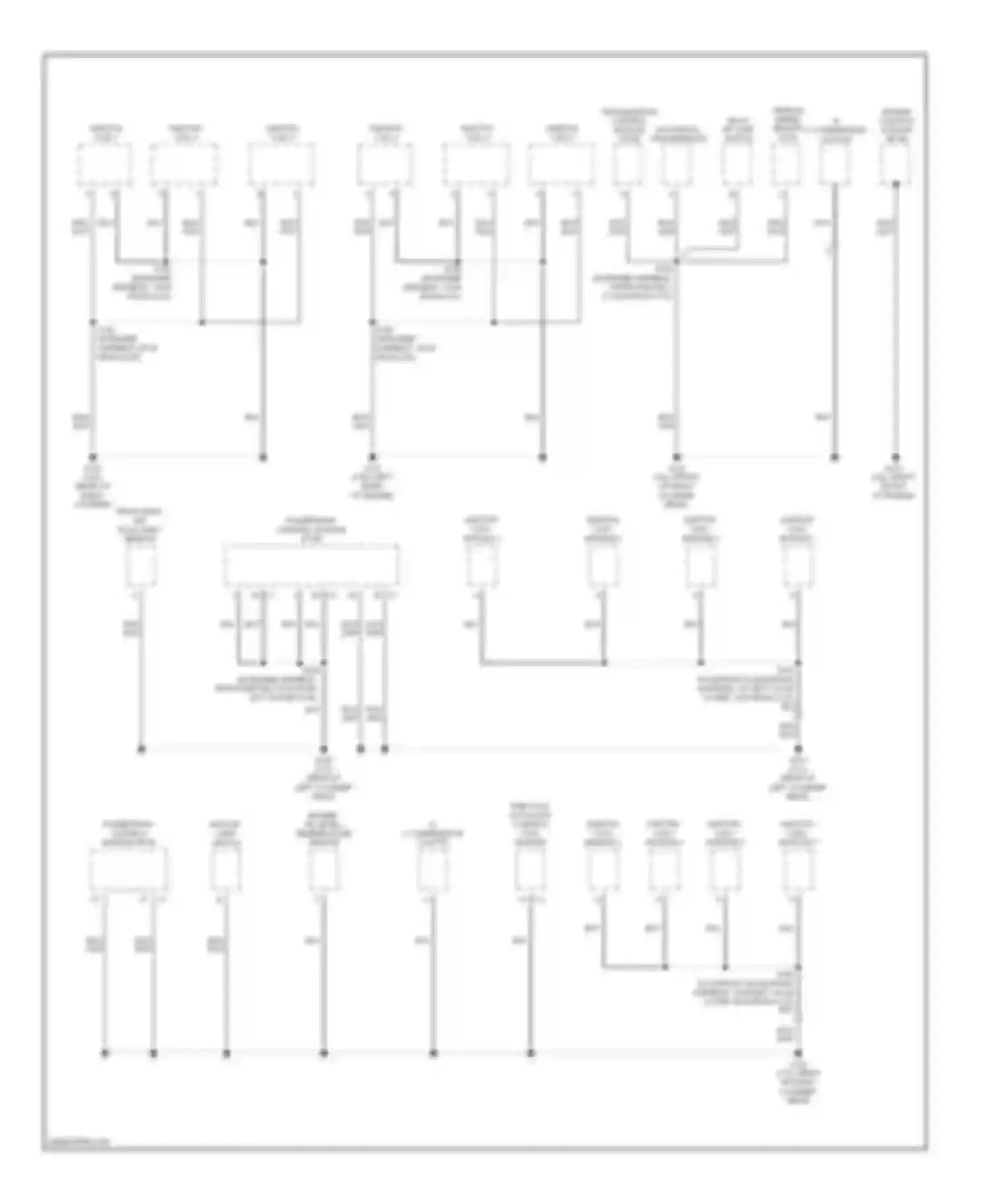 CTS Cadillac I (2002-2007): Ground distribution circuit (5 of 5)