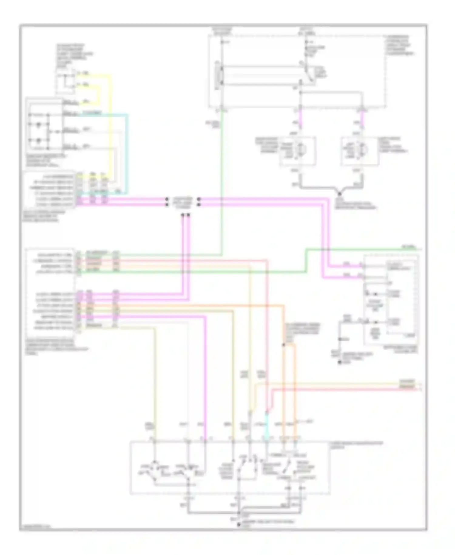 CTS Cadillac I (2002-2007): Headlights circuit (1 of 2)