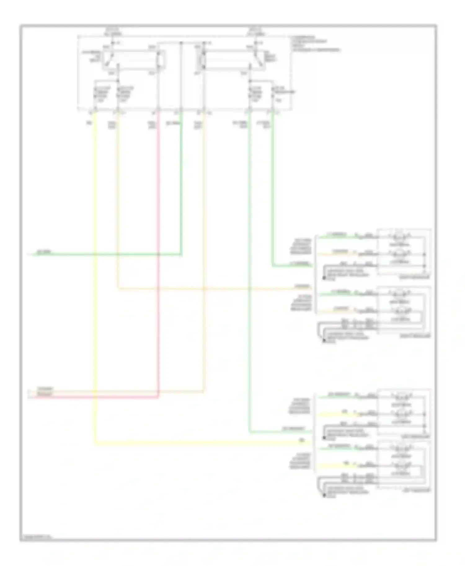 CTS Cadillac I (2002-2007): Headlights circuit (2 of 2)