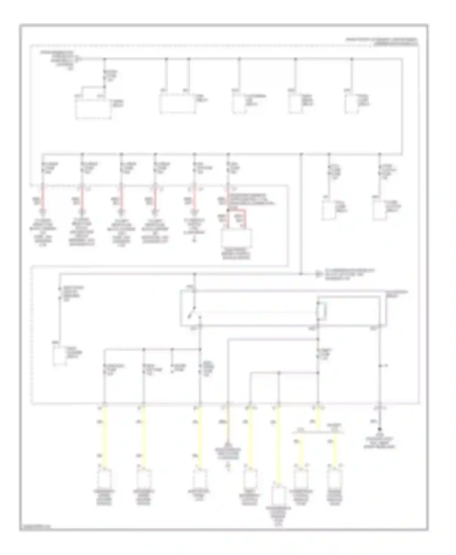 CTS Cadillac I (2002-2007): Power distribution circuit (2 of 7)