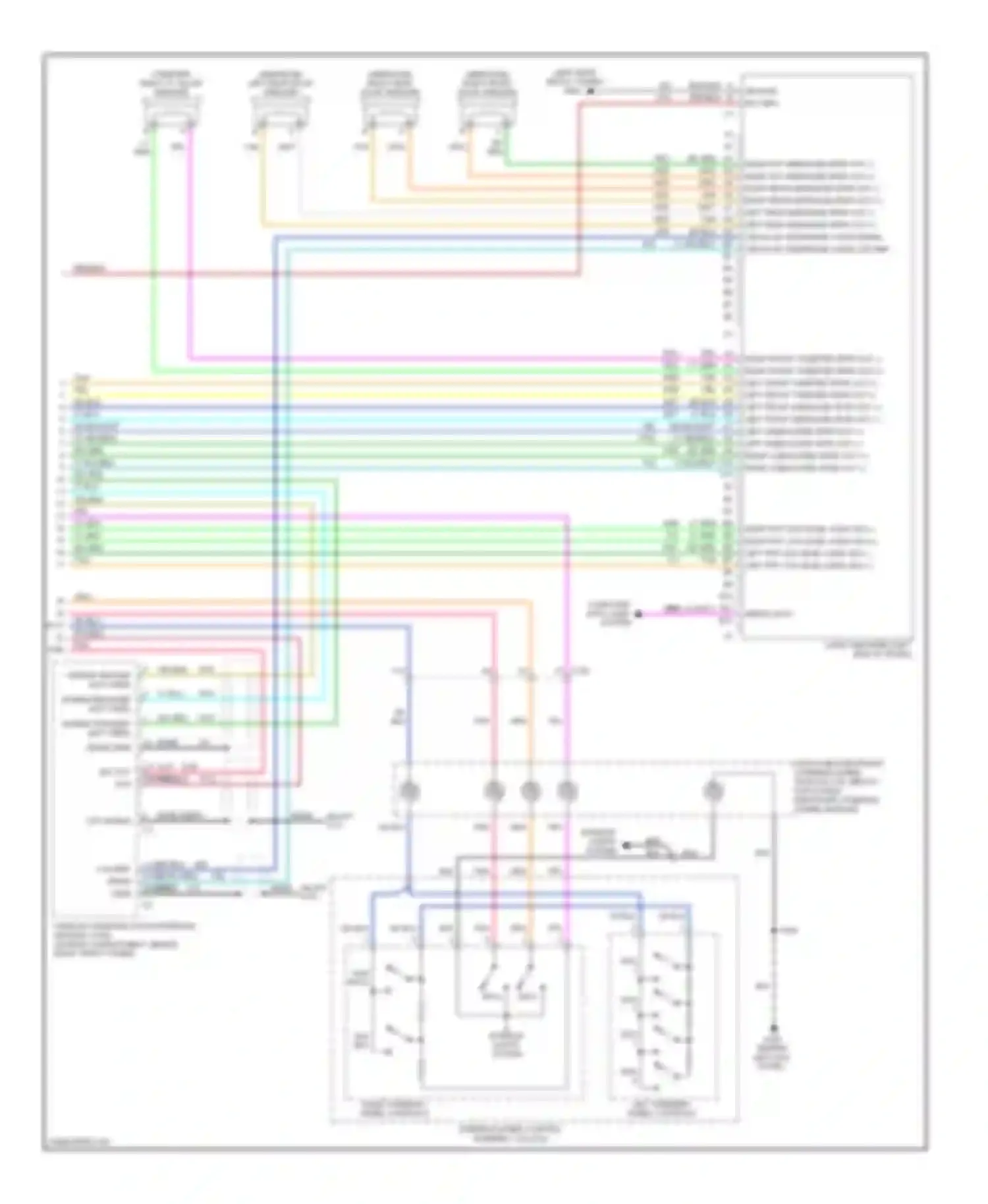 CTS Cadillac I (2002-2007): Radio circuit, base (2 of 2)