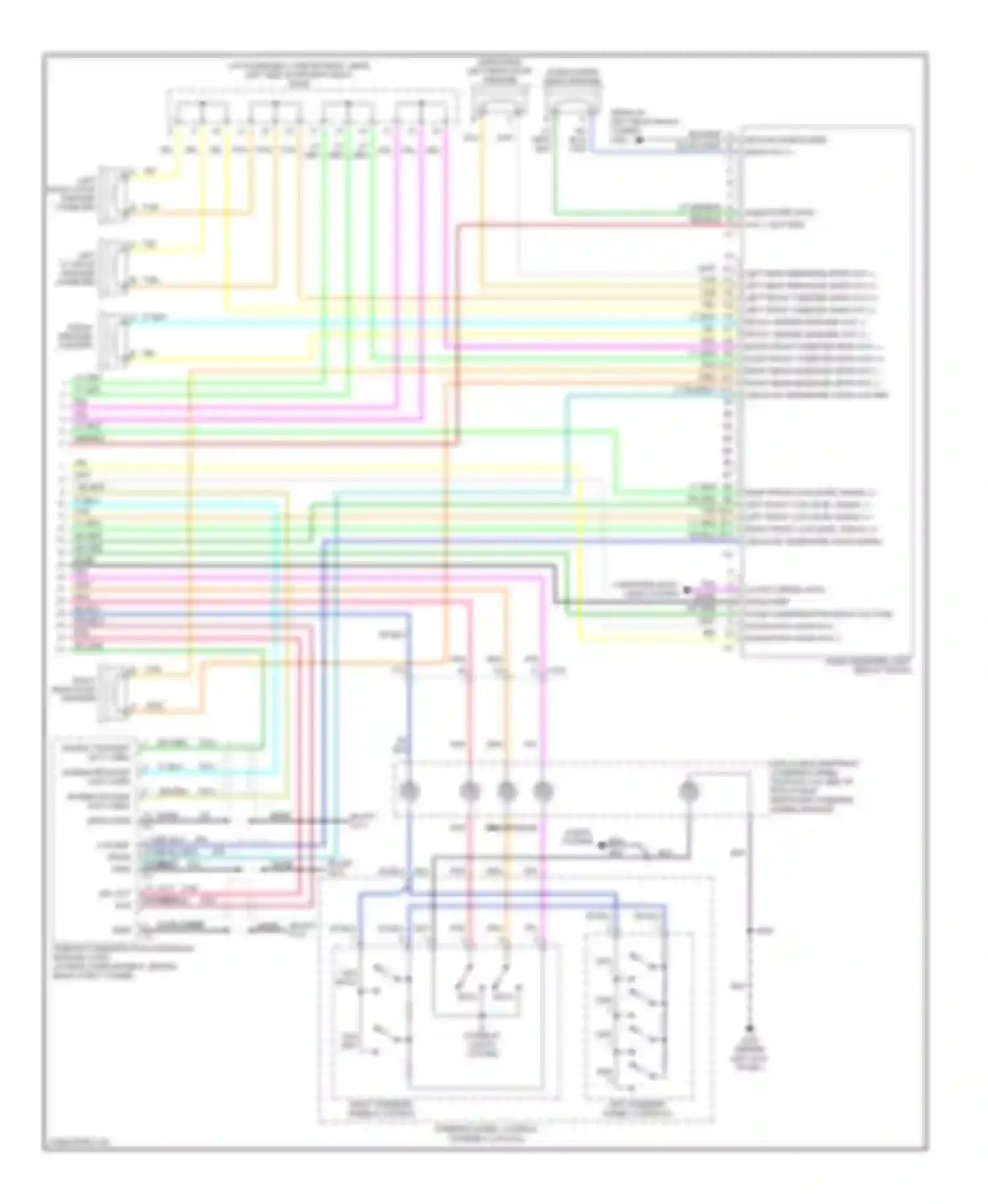 CTS Cadillac I (2002-2007): Radio circuit, luxury (2 of 2)