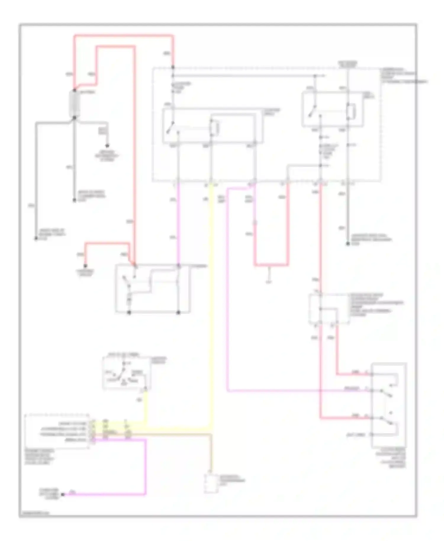 CTS Cadillac I (2002-2007): 2.8l vin t, starting circuit