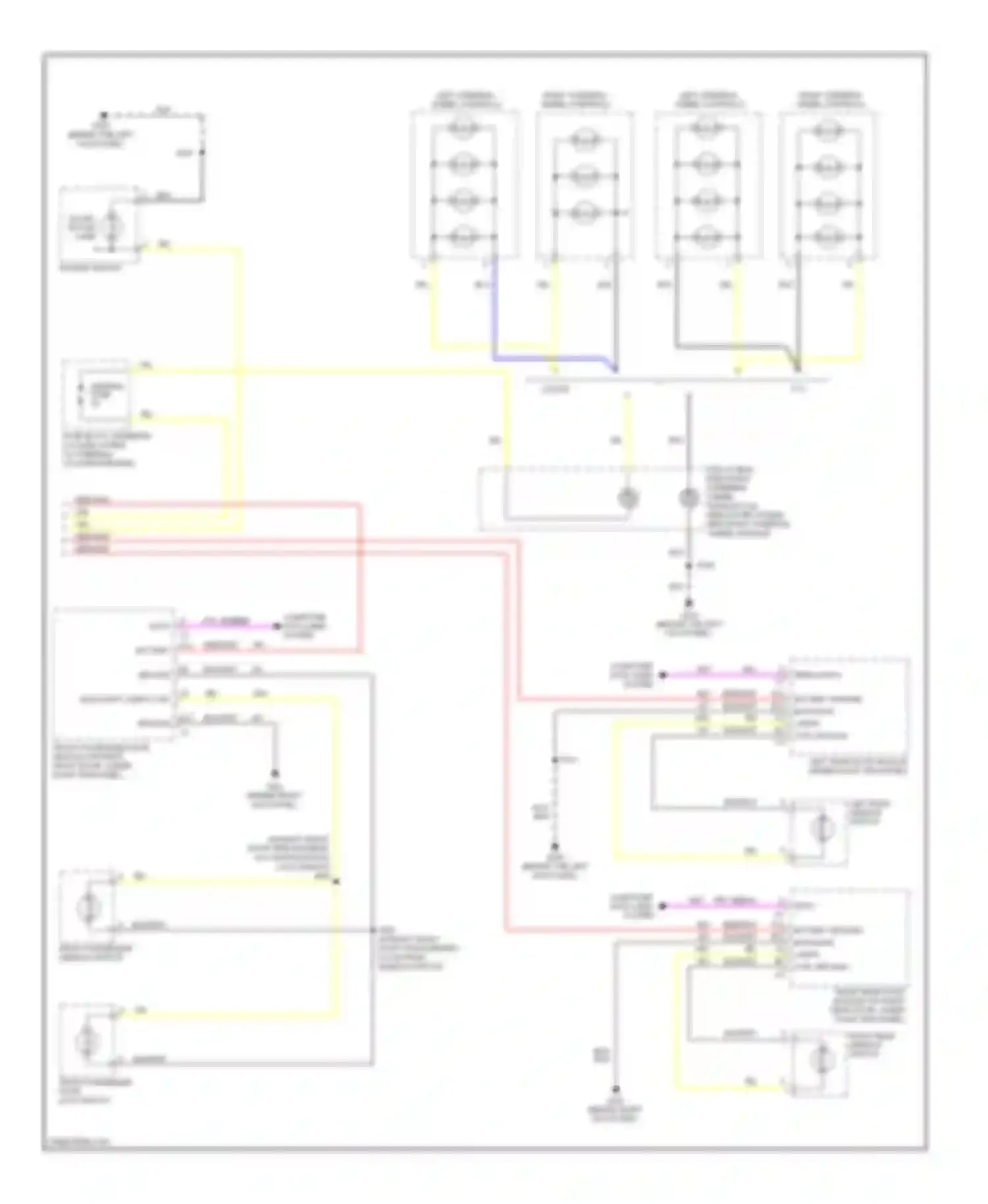 Wiring diagram blu for Cadillac CTS I (2002-2007) (7 of 14)