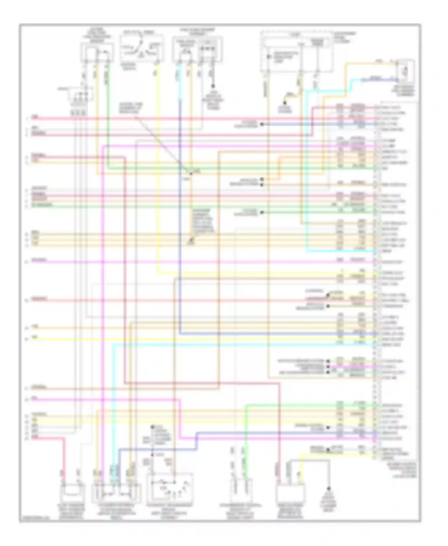 Wiring diagram brn for Cadillac CTS I (2002-2007) (14 of 44)
