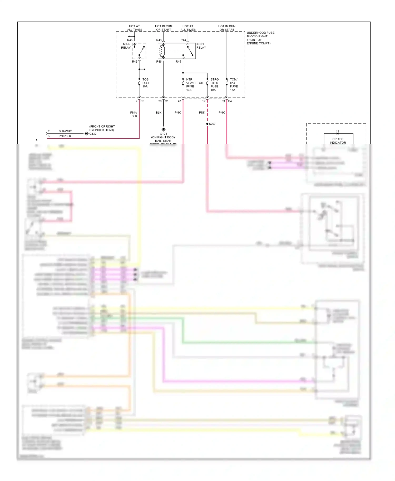 Cadillac CTS I (2002-2007) clutch pedal position (cpp) sensor (m/t) wiring diagram  (1 of 3)