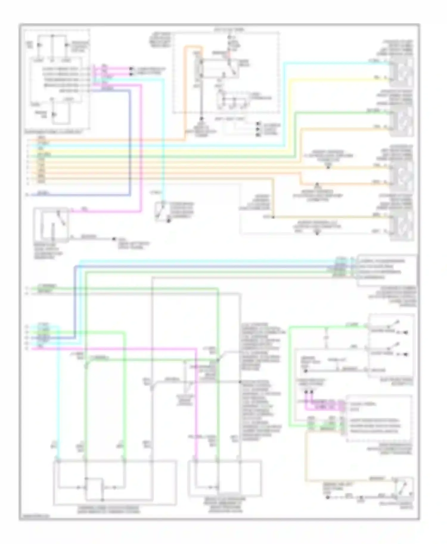 Wiring diagram dk blu for Cadillac CTS I (2002-2007) (3 of 41)