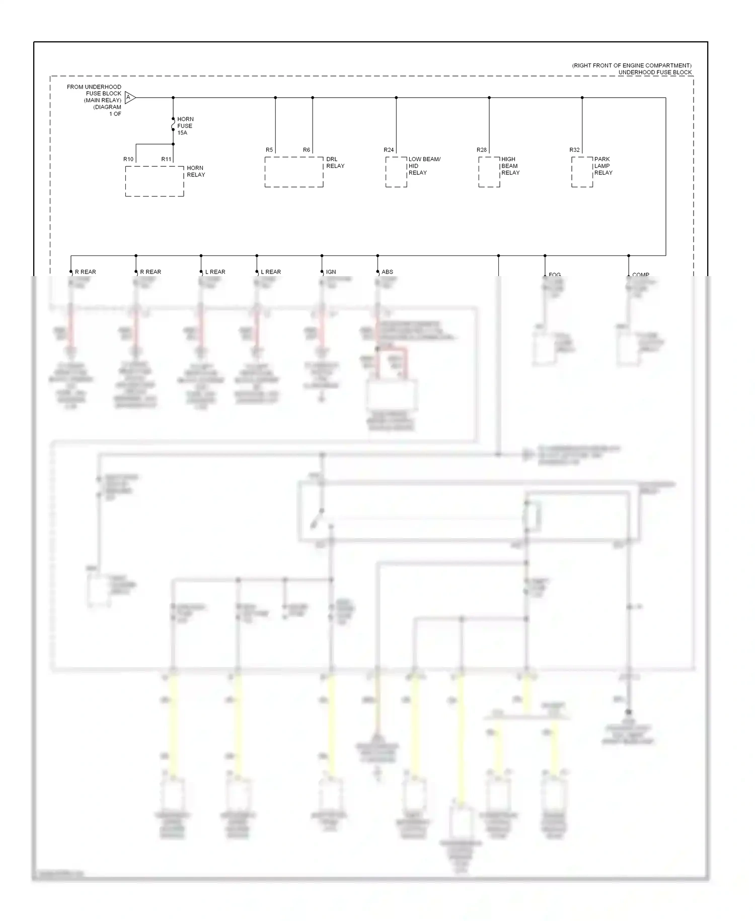 Cadillac CTS I (2002-2007) engine control module (ecm) wiring diagram  (3 of 4)