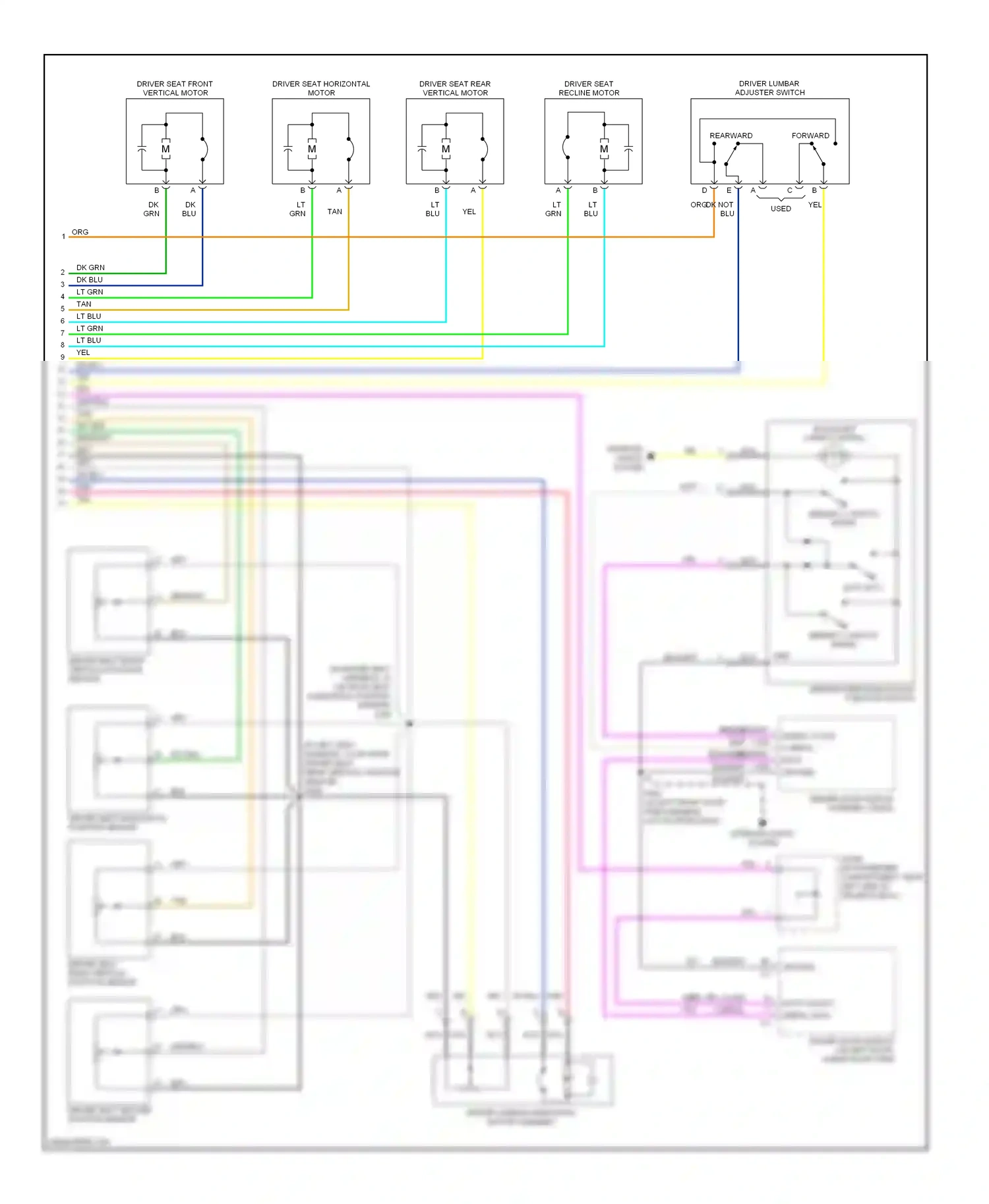 Cadillac CTS I (2002-2007) exit (ext) wiring diagram  (2 of 2)