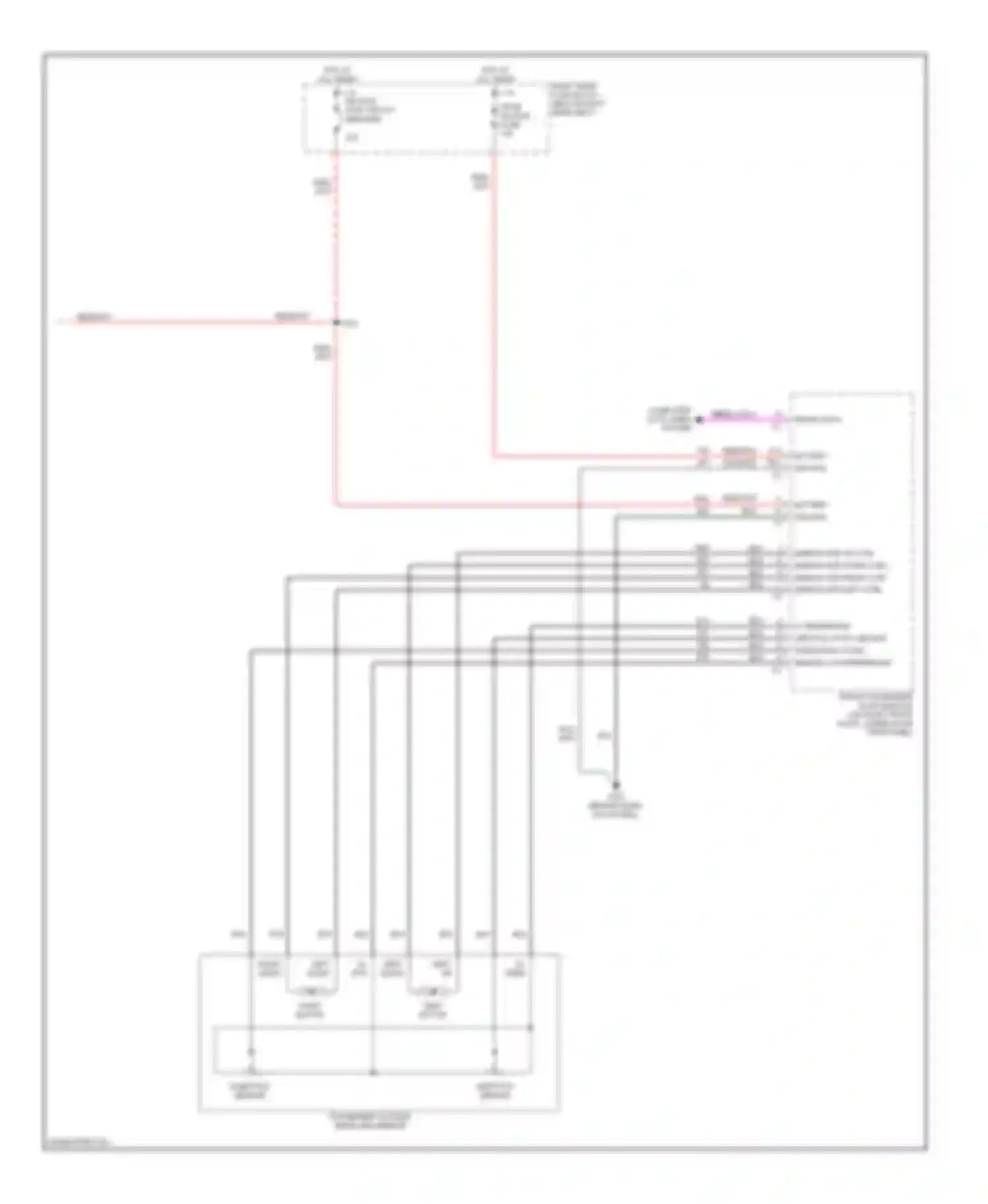 Wiring diagram horiz pos sensor for Cadillac CTS I (2002-2007) (2 of 2)