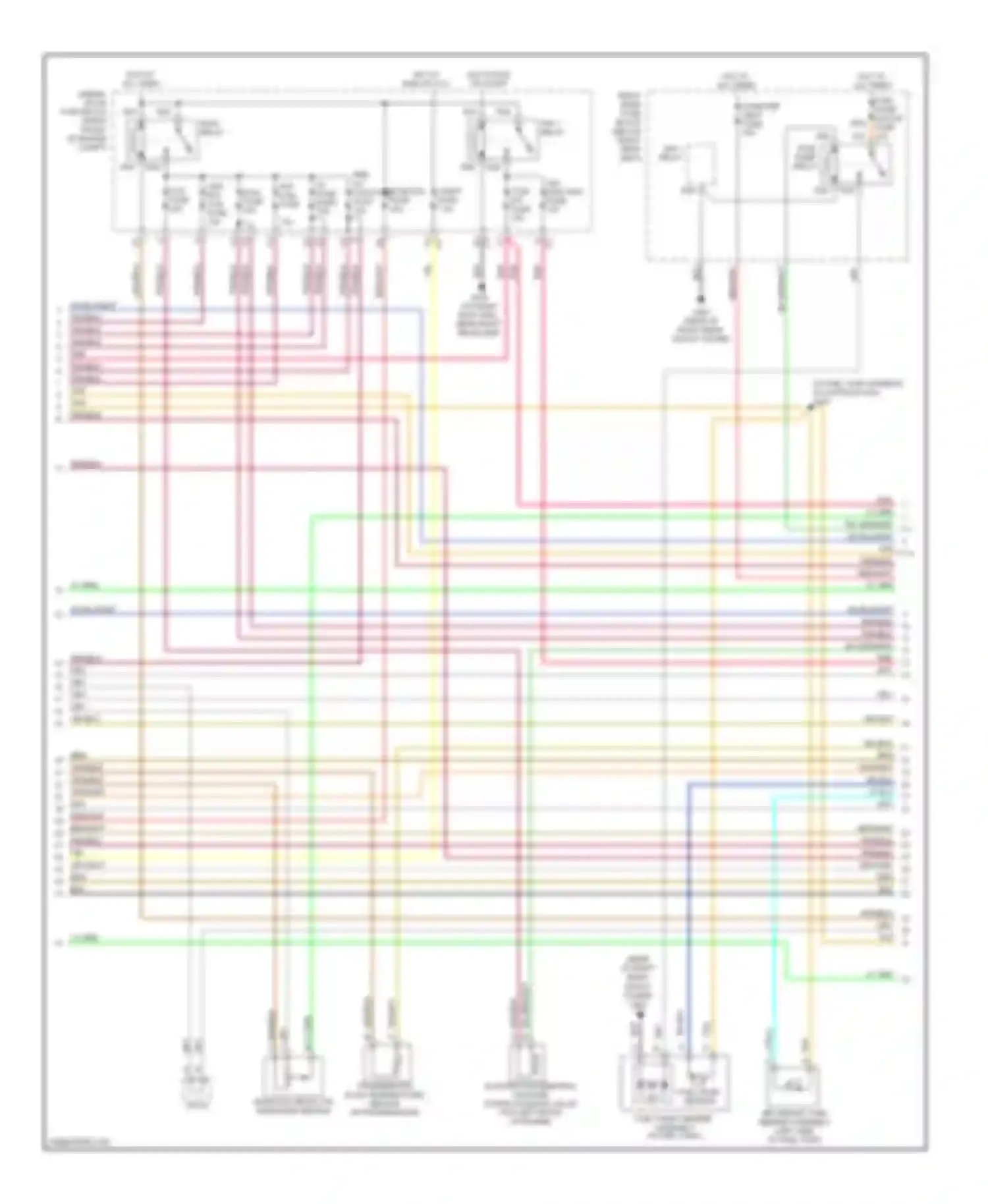 Wiring diagram odd inj/ coil fuse ecm fuse for Cadillac CTS I (2002-2007) (1 of 1)