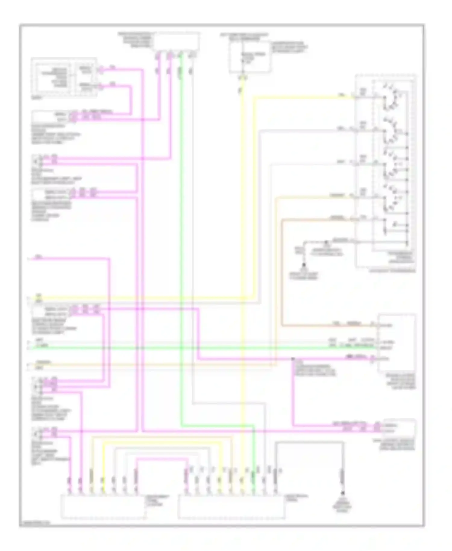 Wiring diagram p/n sig for Cadillac CTS I (2002-2007) (1 of 2)