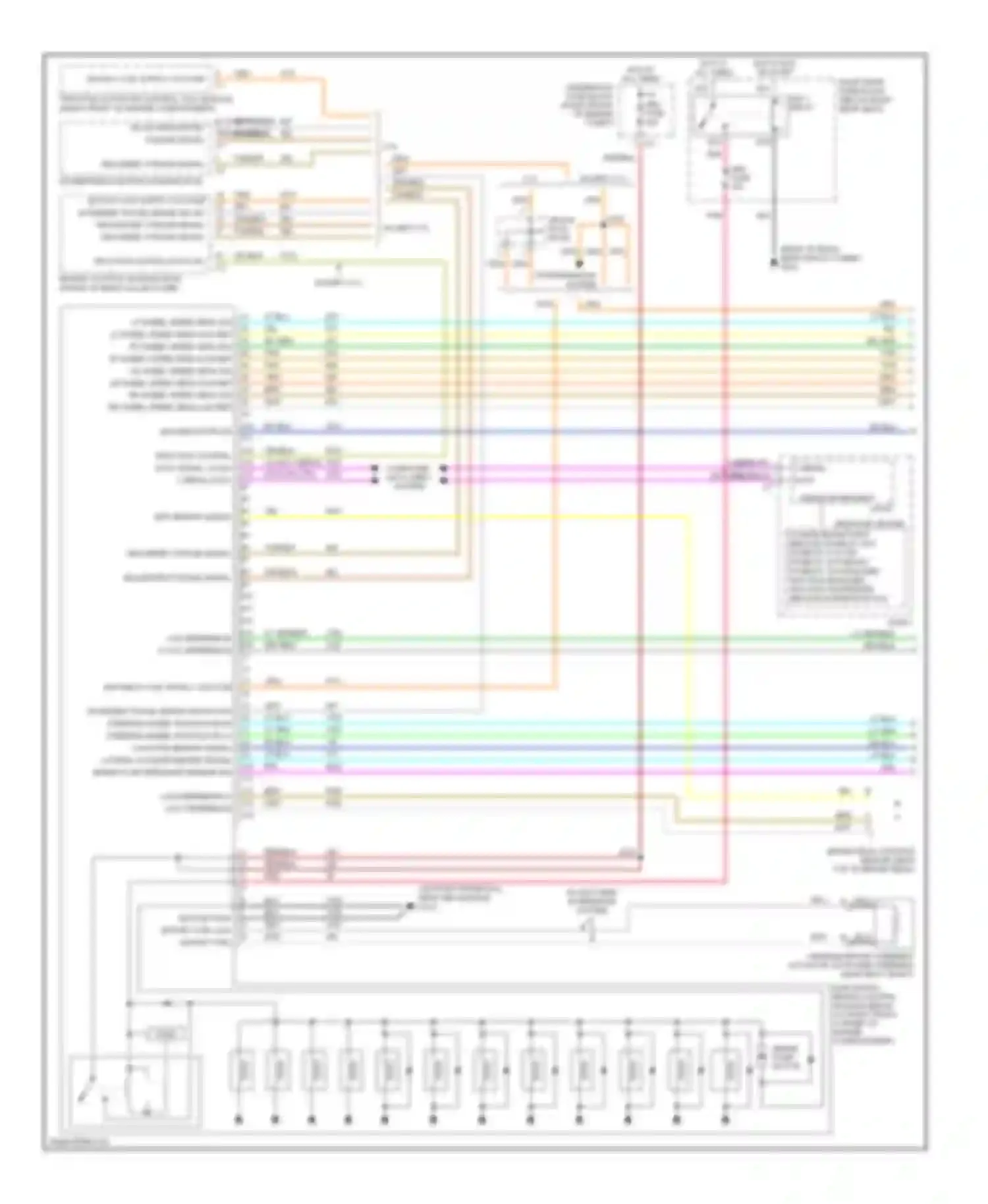Wiring diagram pnk abs fuse for Cadillac CTS I (2002-2007) (1 of 1)