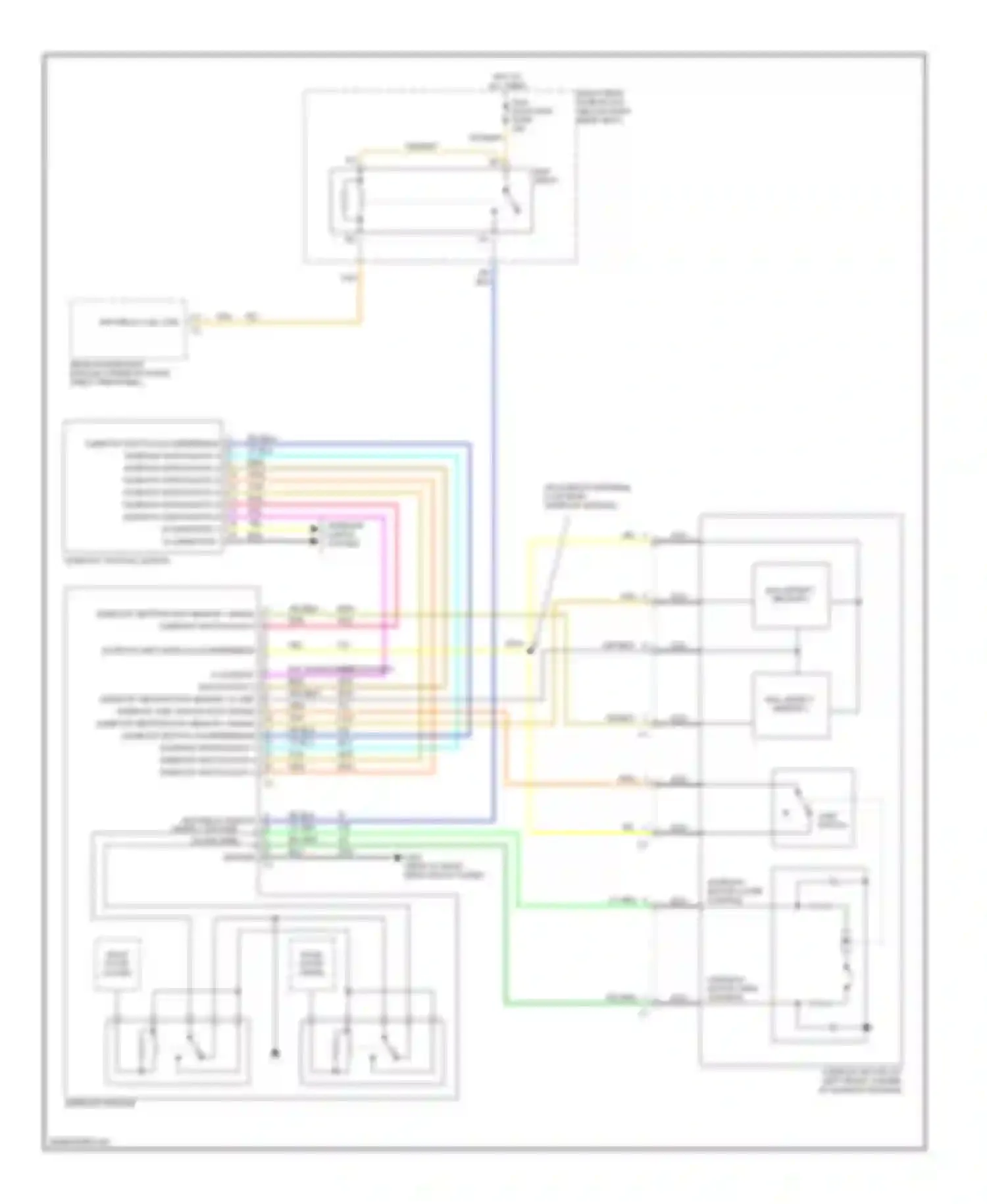 Wiring diagram rap relay switch supply voltage close open for Cadillac CTS I (2002-2007) (1 of 1)