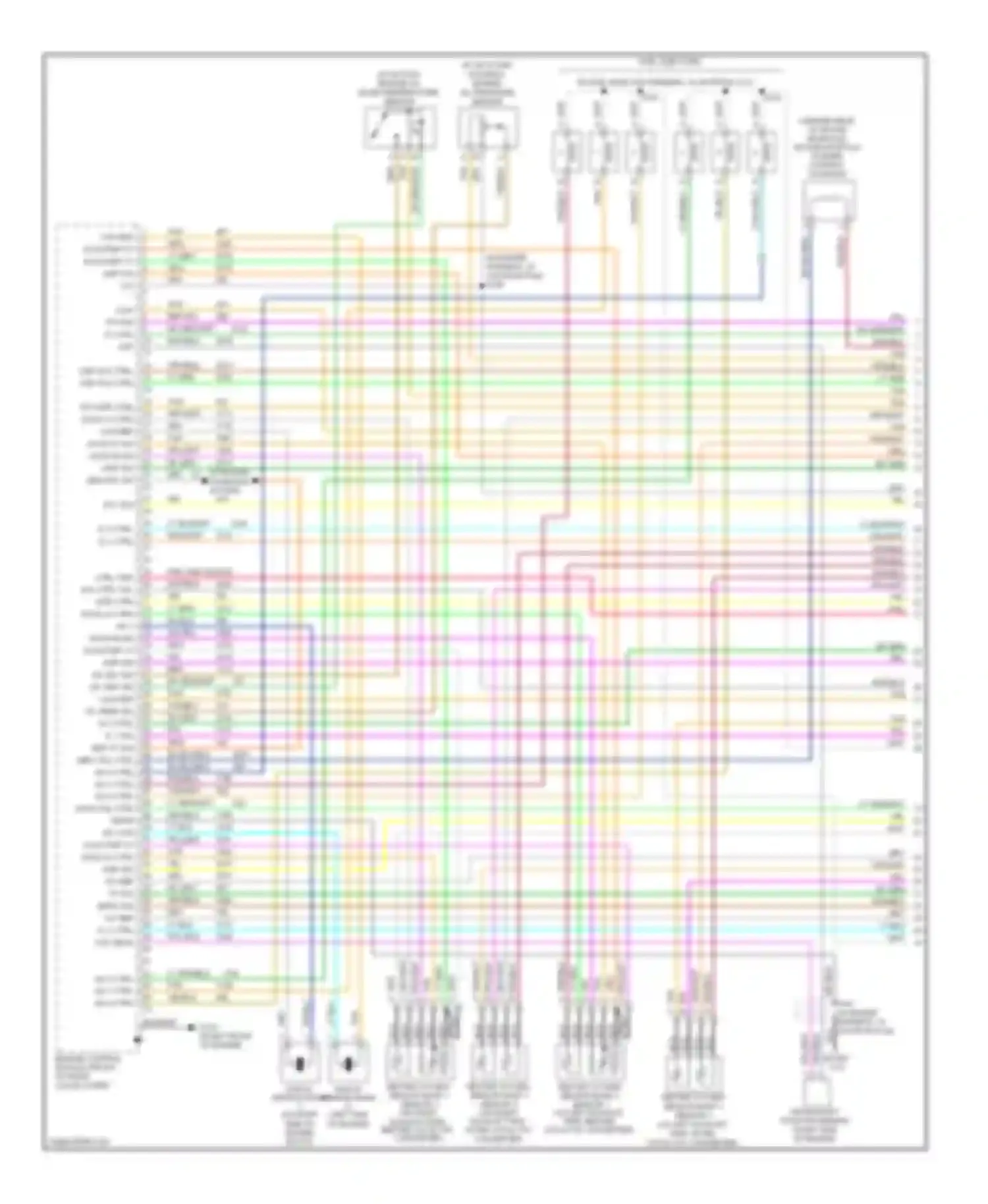 Wiring diagram starting/ charging system for Cadillac CTS I (2002-2007) (2 of 5)