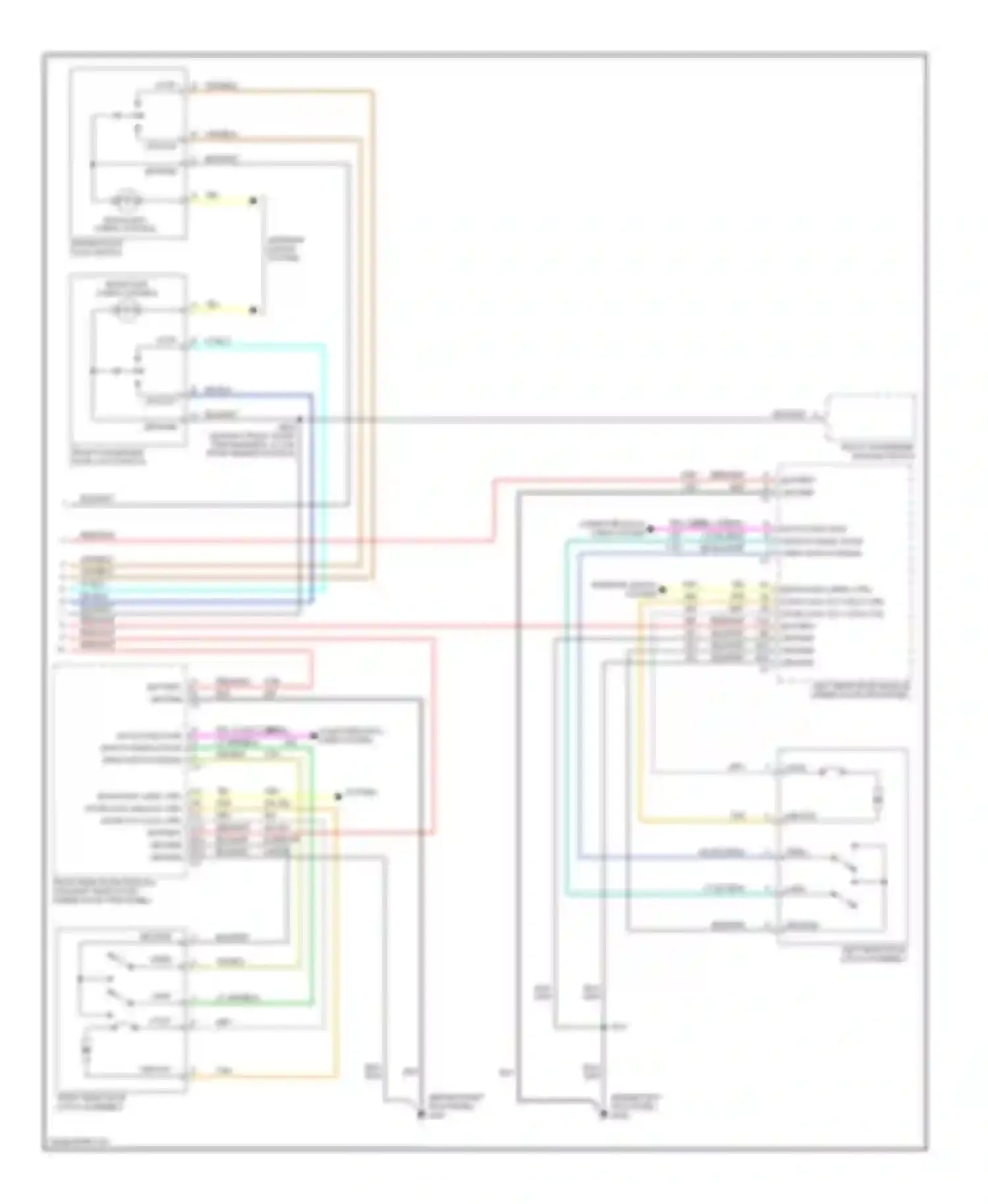 Wiring diagram tan for Cadillac CTS I (2002-2007) (34 of 49)