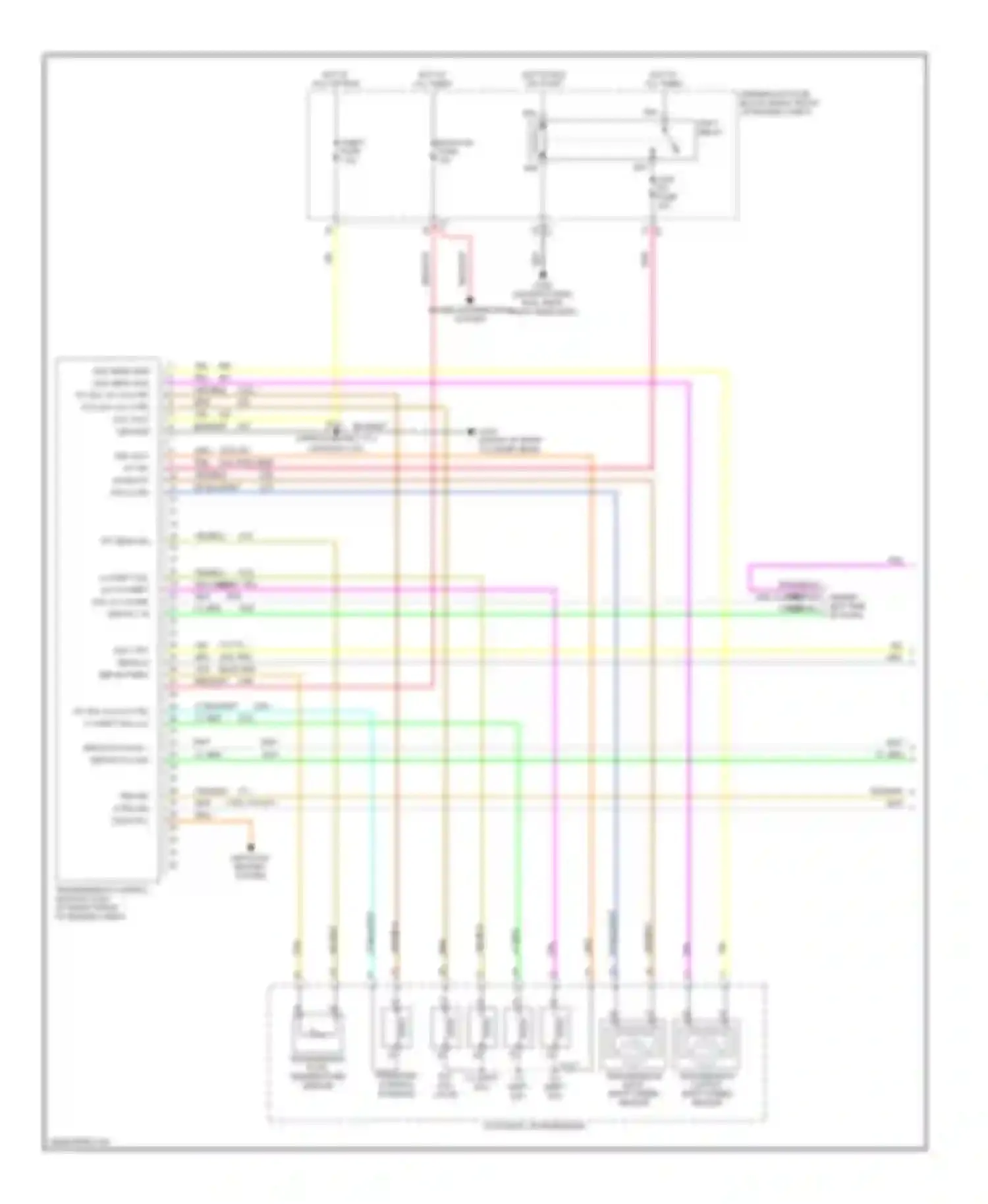 Wiring diagram trs sig a trs sig p bas rly ctrl 776 5371 for Cadillac CTS I (2002-2007) (1 of 2)