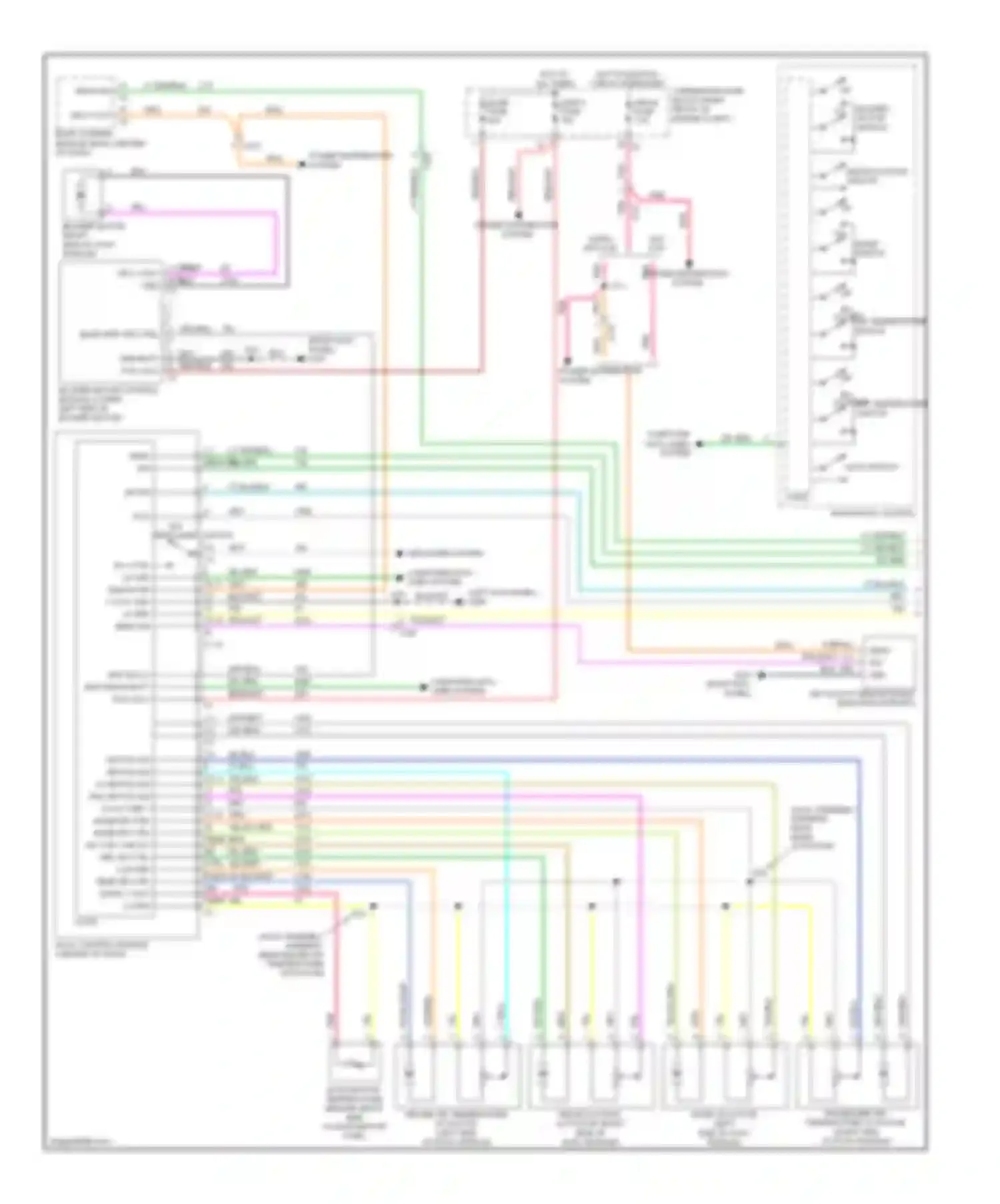 CTS Cadillac II (2007-2014): Automatic a/c circuit (1 of 2)