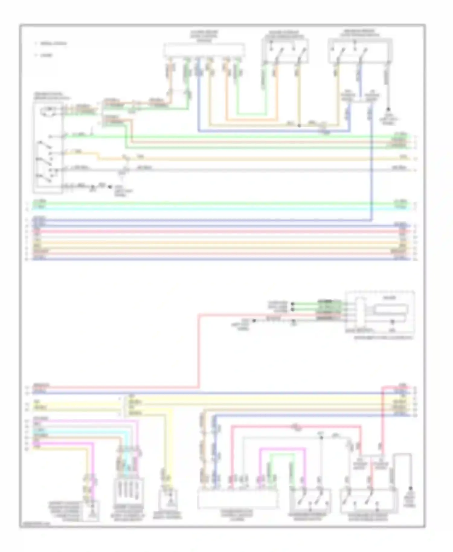 CTS Cadillac II (2007-2014): Forced entry circuit (2 of 3)