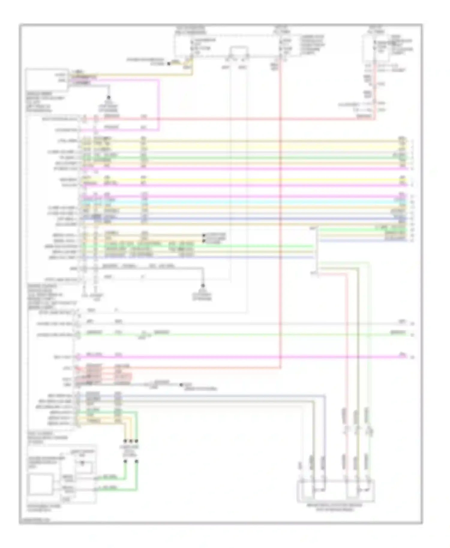 CTS Cadillac II (2007-2014): Cruise control circuit (1 of 2)