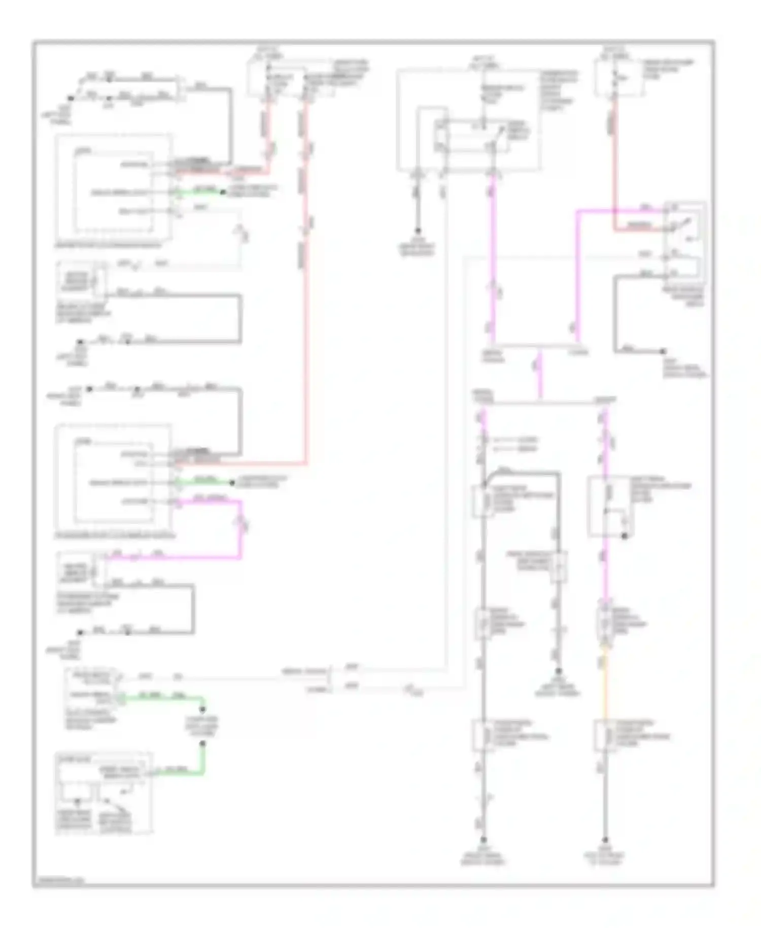 CTS Cadillac II (2007-2014): Defoggers circuit