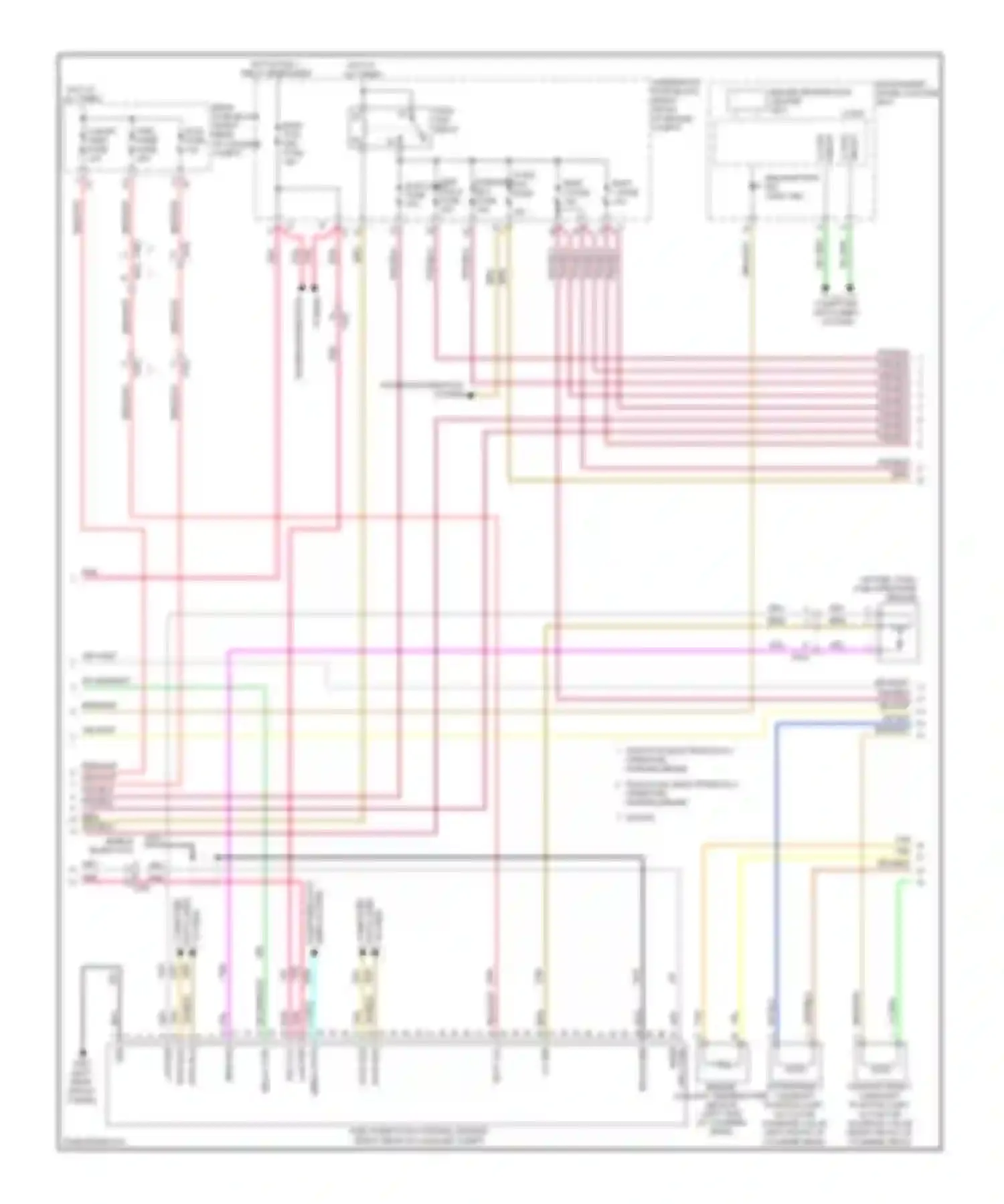 CTS Cadillac II (2007-2014): Wiring diagram engine performance 3.0l vin 5 (2 of 5)