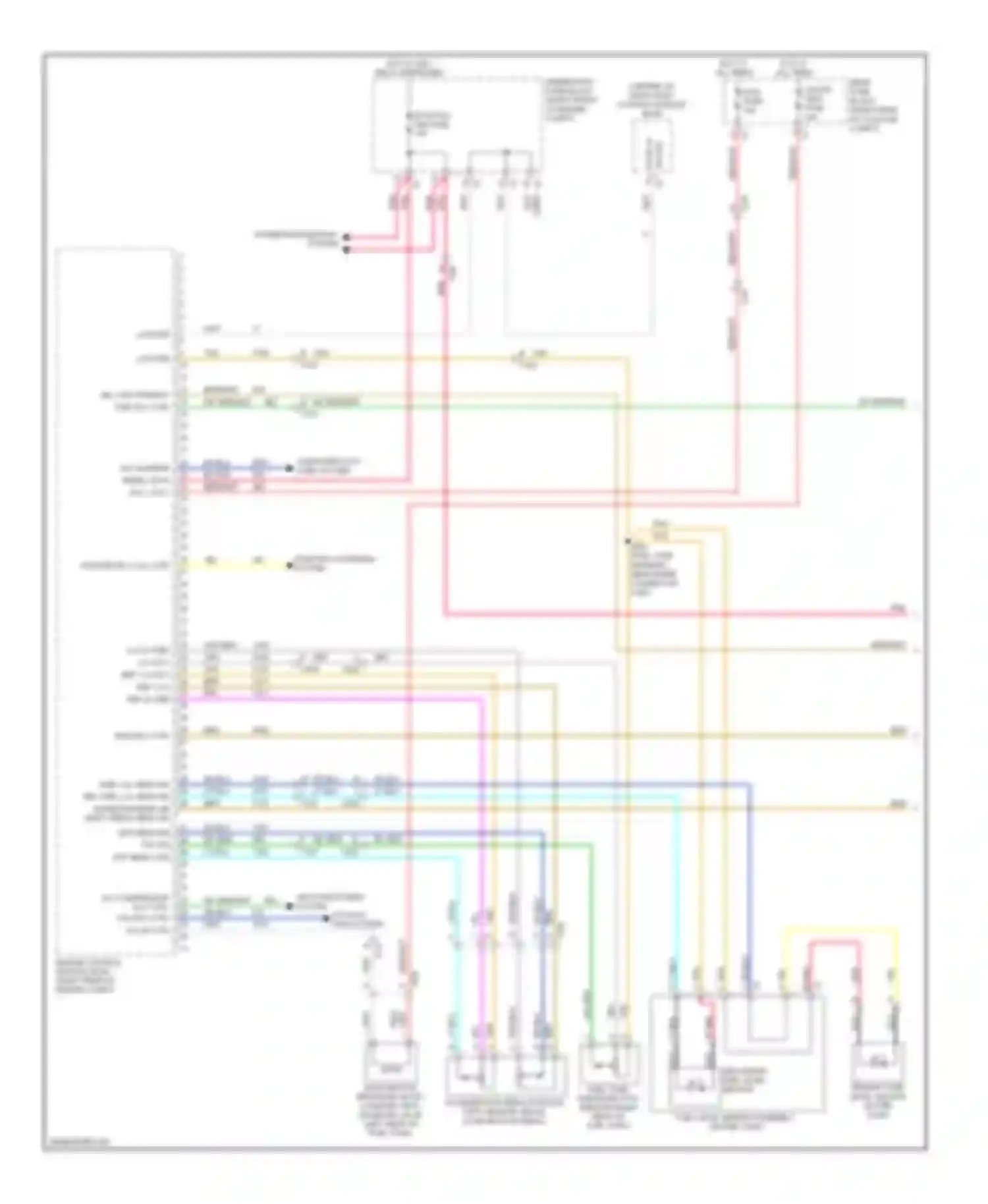 CTS Cadillac II (2007-2014): Wiring diagram engine performance 6.2l vin p (1 of 6)