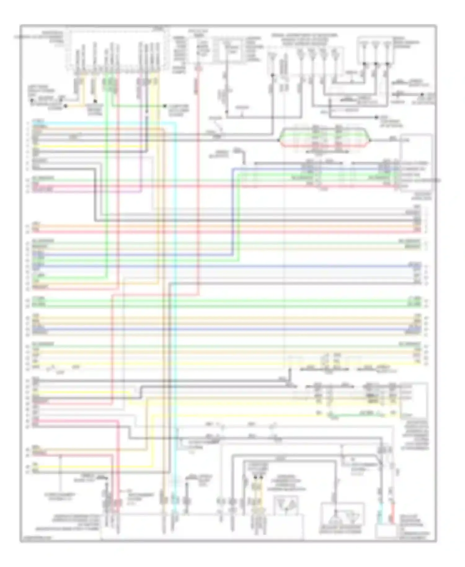 CTS Cadillac II (2007-2014): Navigation circuit, with surround amplifier (2 of 4)