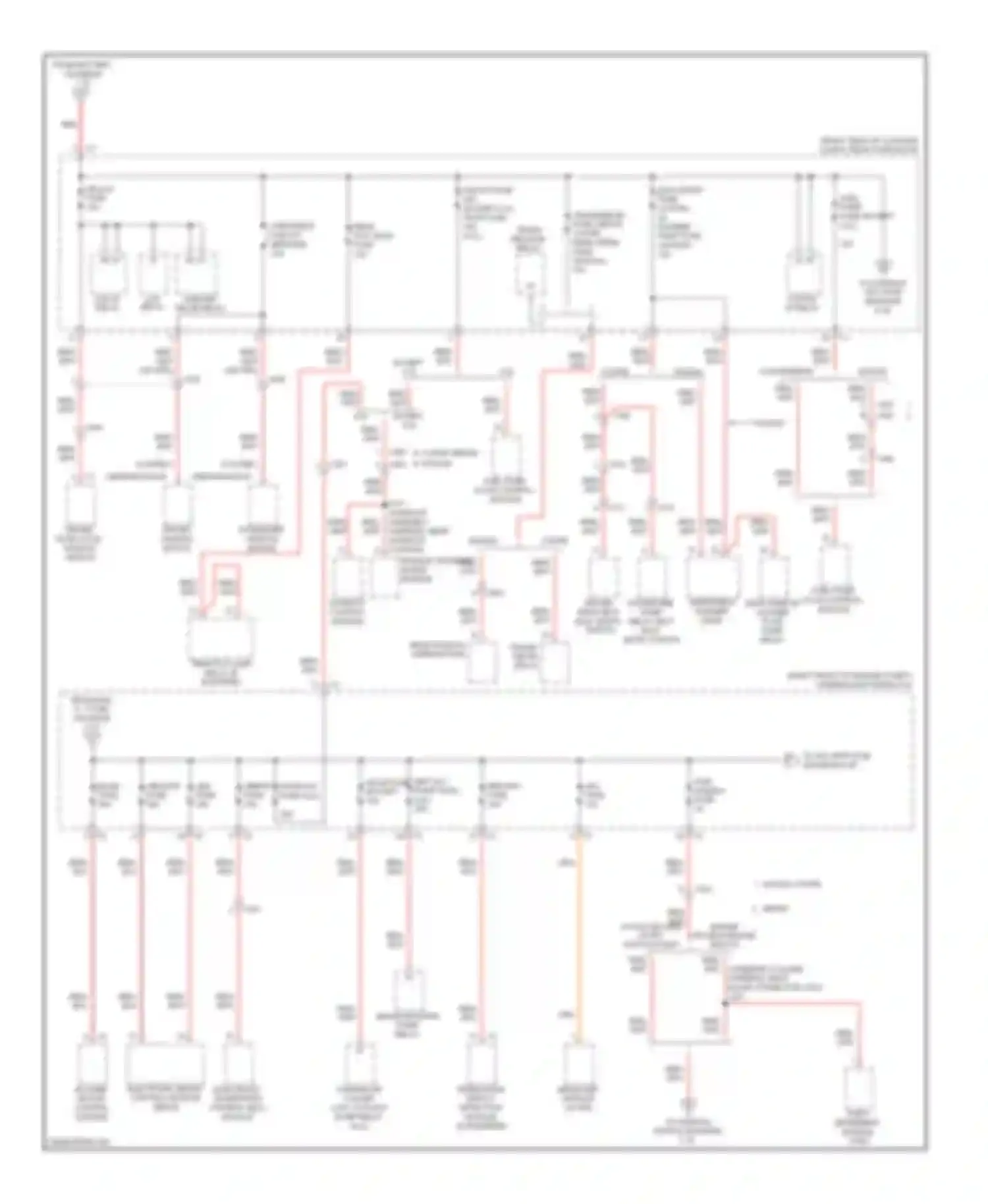 CTS Cadillac II (2007-2014): Power distribution circuit (3 of 8)