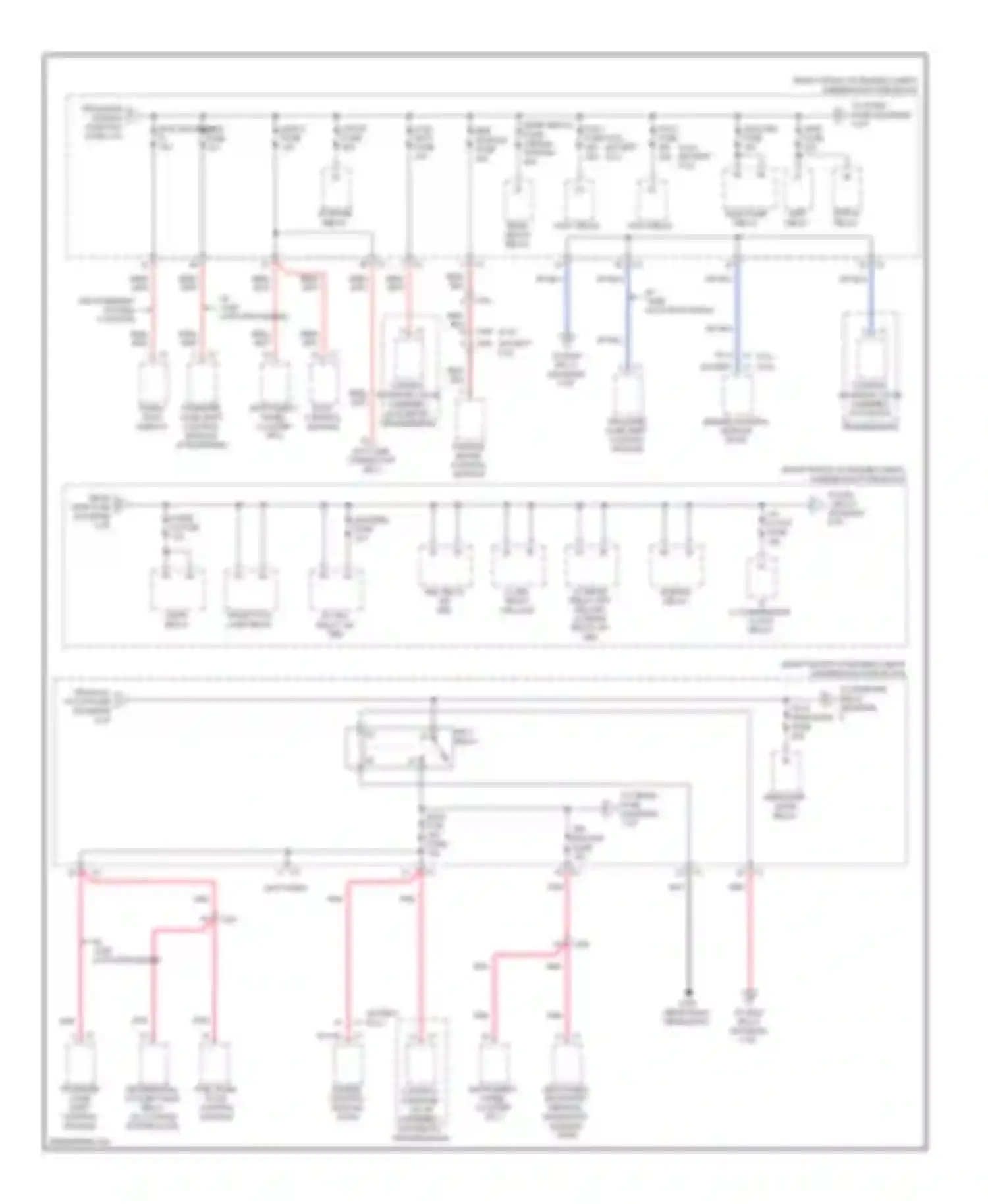 CTS Cadillac II (2007-2014): Power distribution circuit (4 of 8)