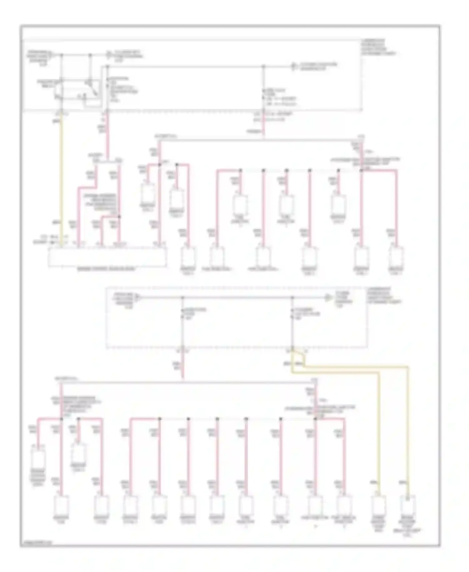 CTS Cadillac II (2007-2014): Power distribution circuit (6 of 8)