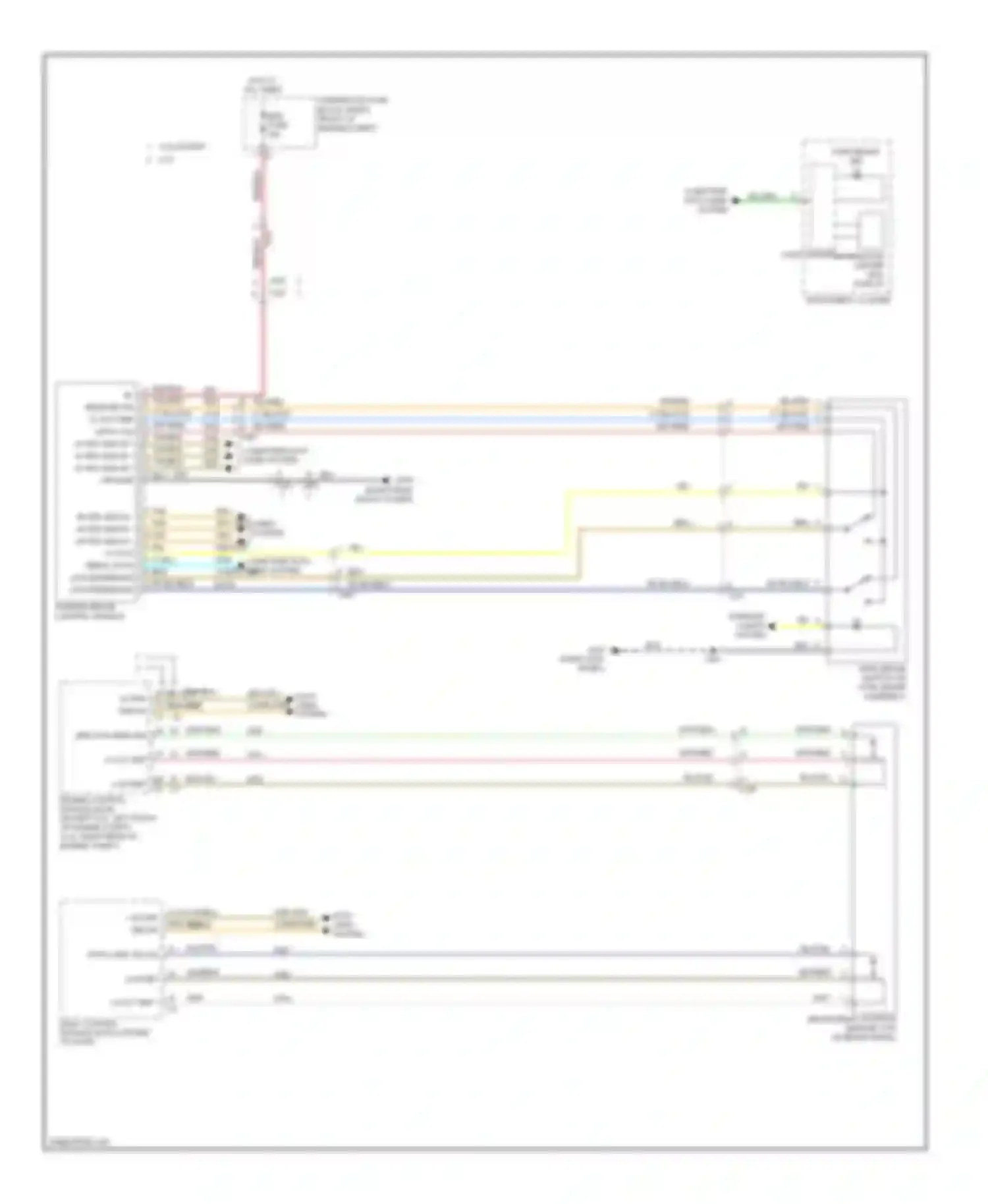 CTS Cadillac II (2007-2014): Park brake system circuit