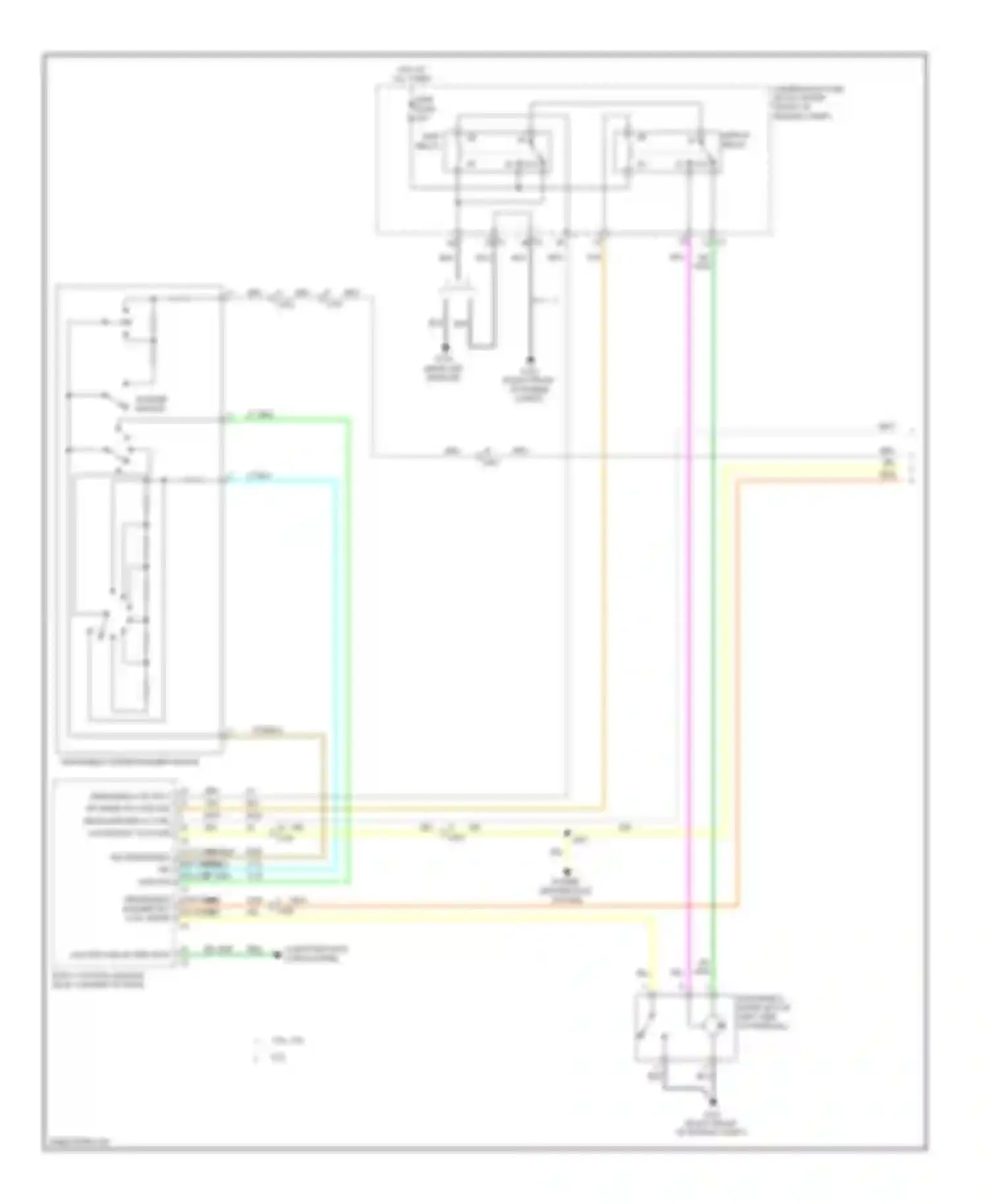 CTS Cadillac II (2007-2014): Wiper/washer circuit, wagon (1 of 2)
