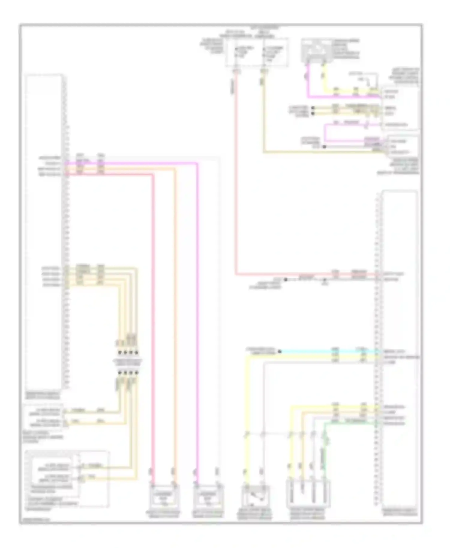 Wiring diagram batt volt ground for Cadillac CTS II (2007-2014) (1 of 1)