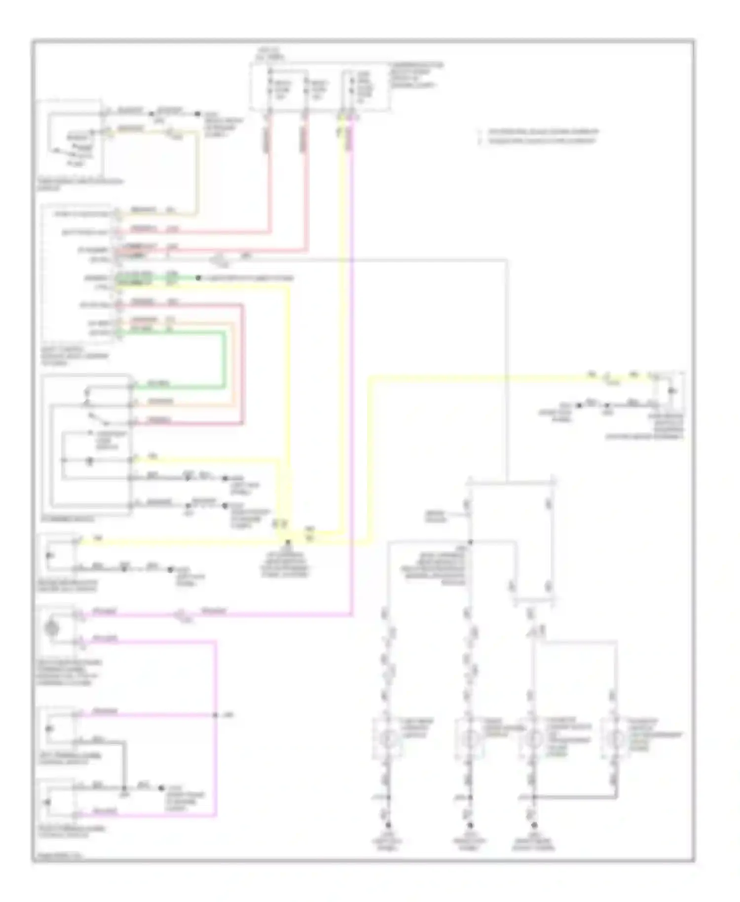 Wiring diagram bcm 2 fuse for Cadillac CTS II (2007-2014) (2 of 3)