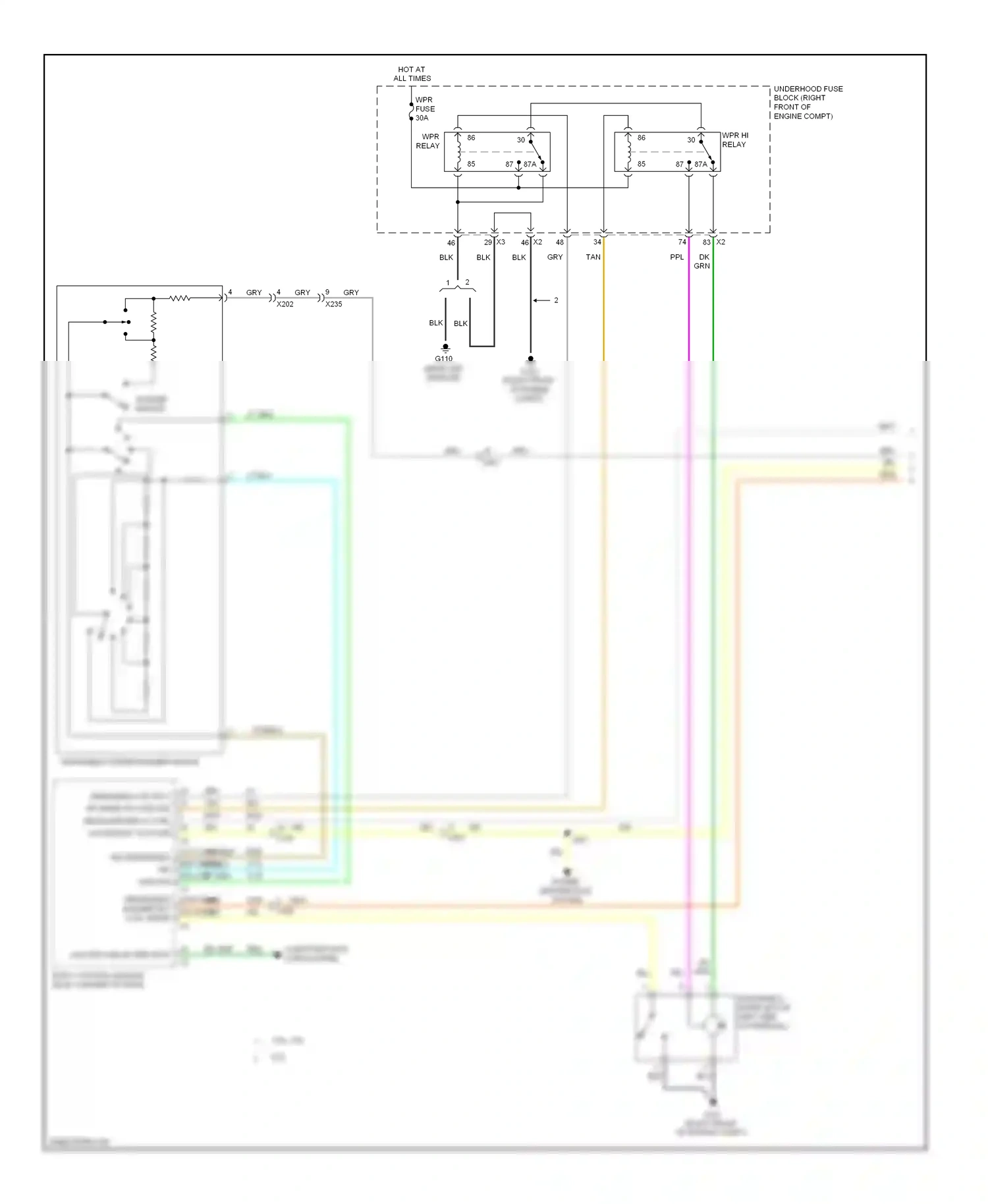 Cadillac CTS II (2007-2014) computer data lines system wiring diagram  (76 of 76)