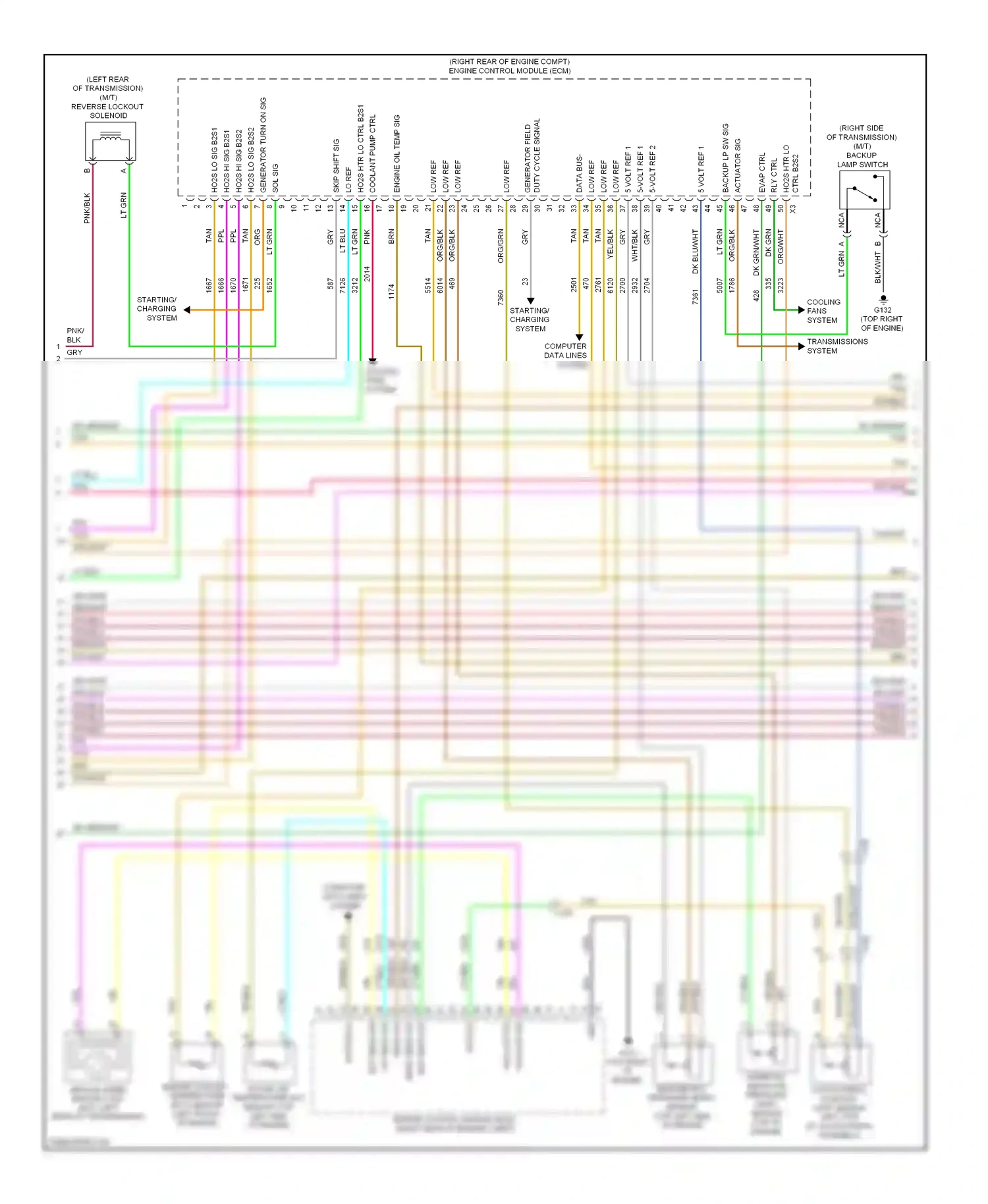 Cadillac CTS II (2007-2014) computer data lines system wiring diagram  (28 of 76)
