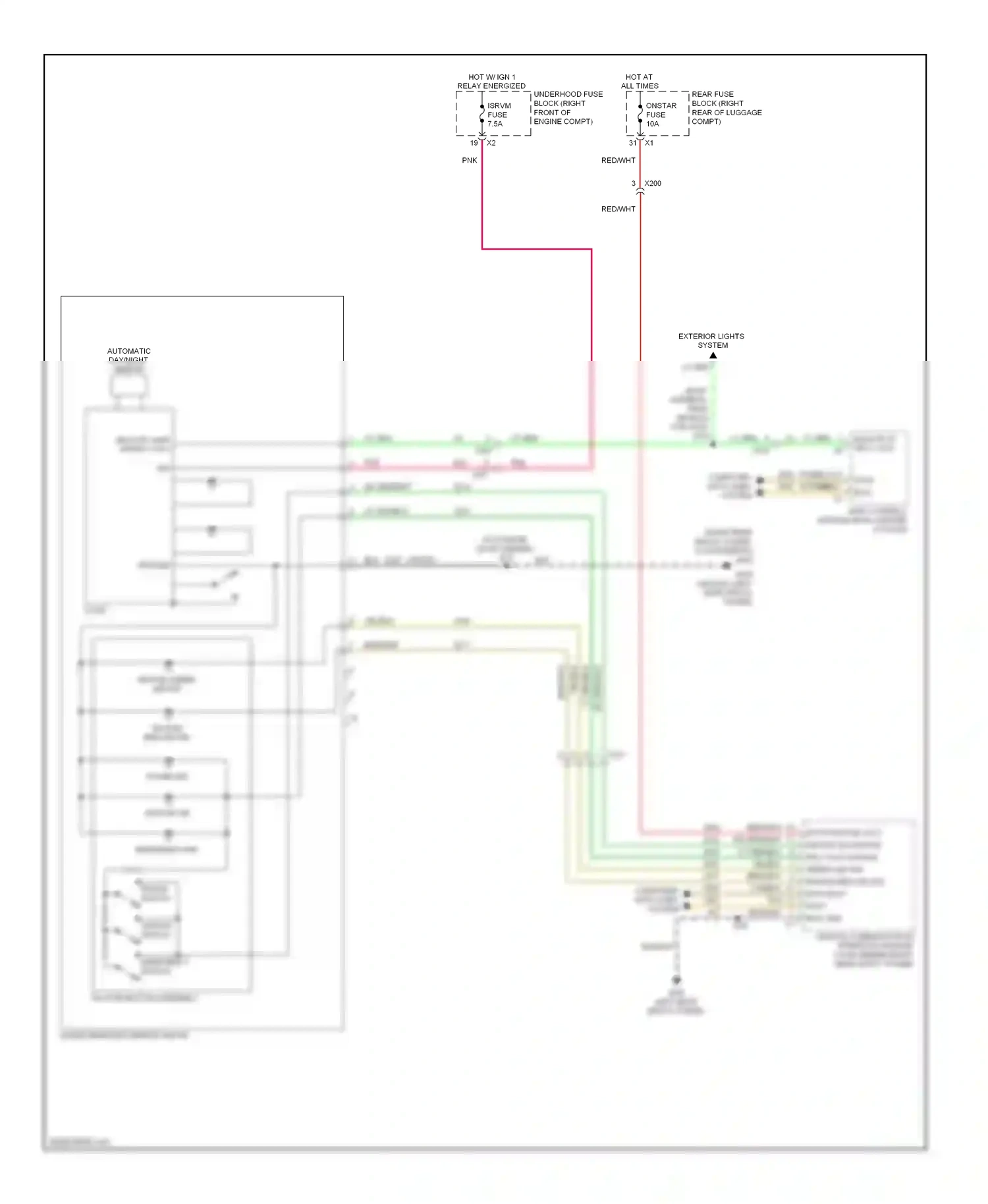 Cadillac CTS II (2007-2014) computer data lines system wiring diagram  (51 of 76)