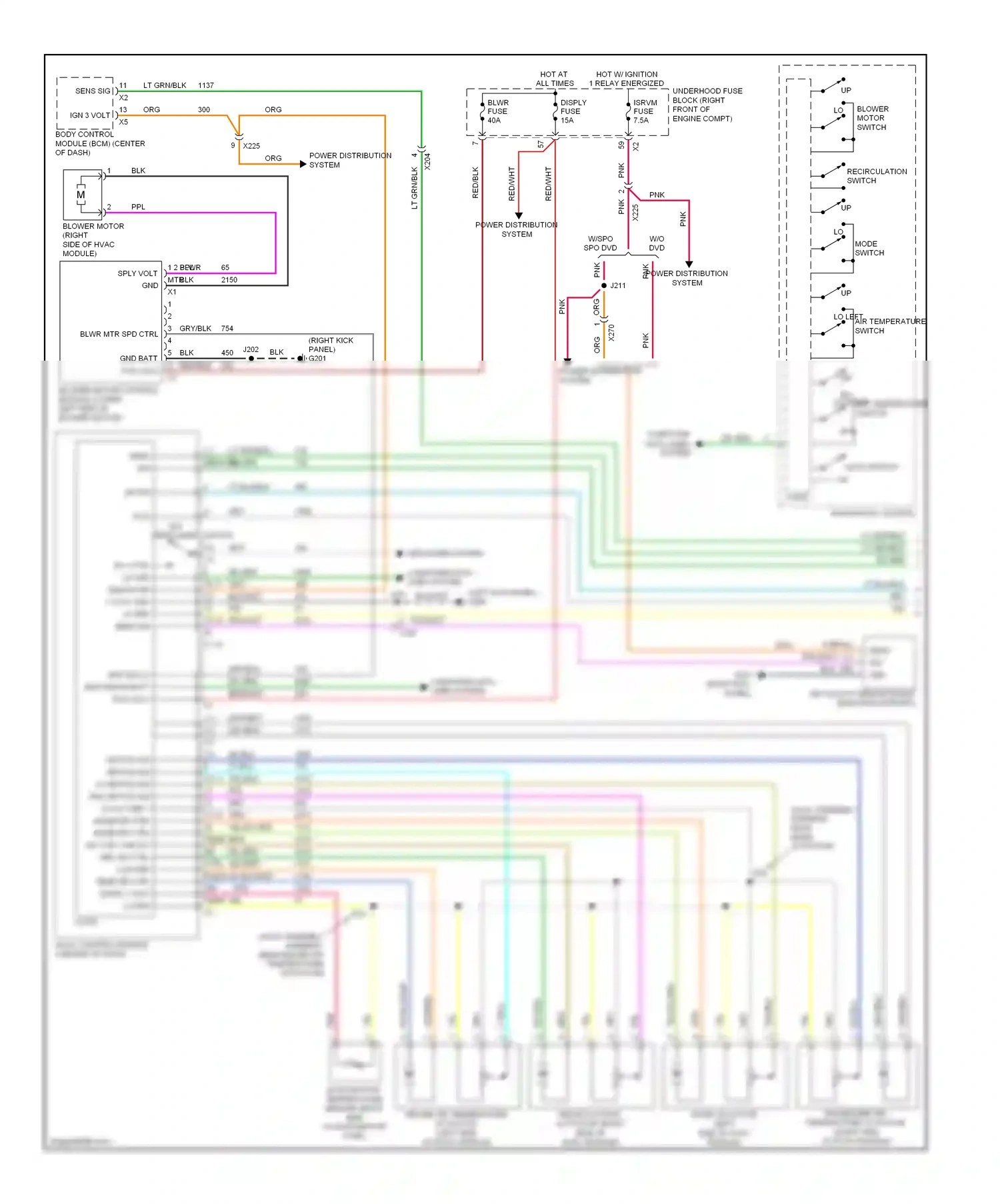 Cadillac CTS II (2007-2014) computer data lines system wiring diagram  (4 of 76)