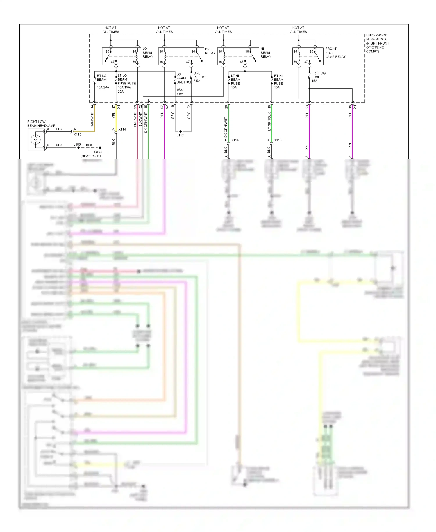 Cadillac CTS II (2007-2014) computer data lines system wiring diagram  (25 of 76)